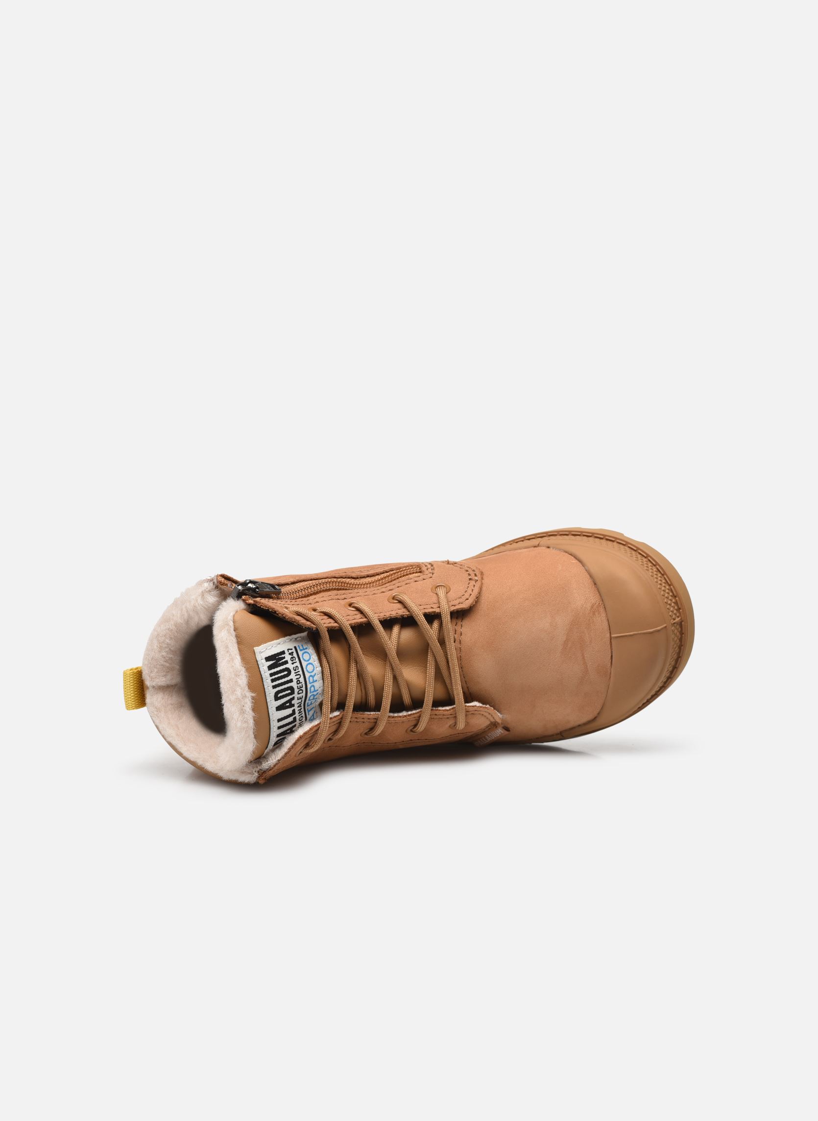 Stiefeletten / Ankle Boots PAMPA HI CUFF WATERPROOF SHEARLING braun Palladium Stiefeletten / Ankle Boots PAMPA HI CUFF WATERPROOF SHEARLING braun DEAR BROWN