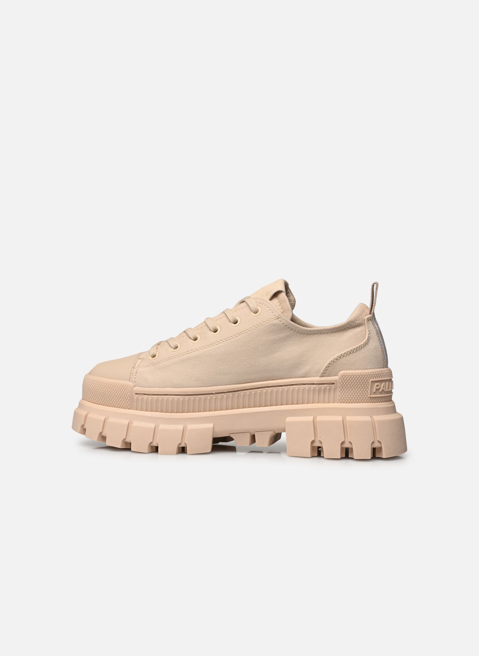 Leinen-Sneaker REVOLT LO TX damen braun Palladium Leinen-Sneaker REVOLT LO TX damen braun SAND