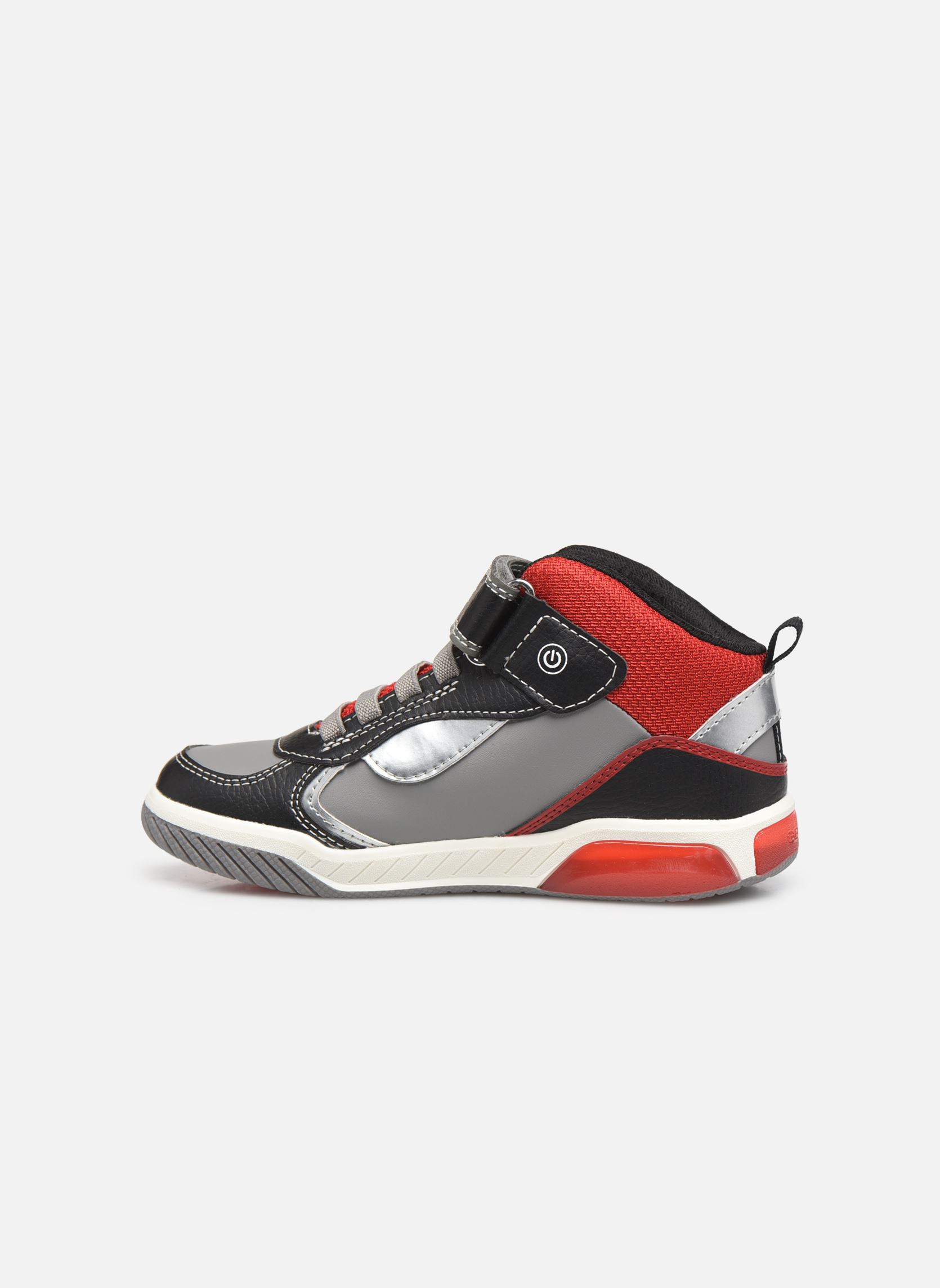 Niedrige Sneaker J Inek Boy J169CB jungen grau Geox Niedrige Sneaker J Inek Boy J169CB jungen grau Gris Rouge