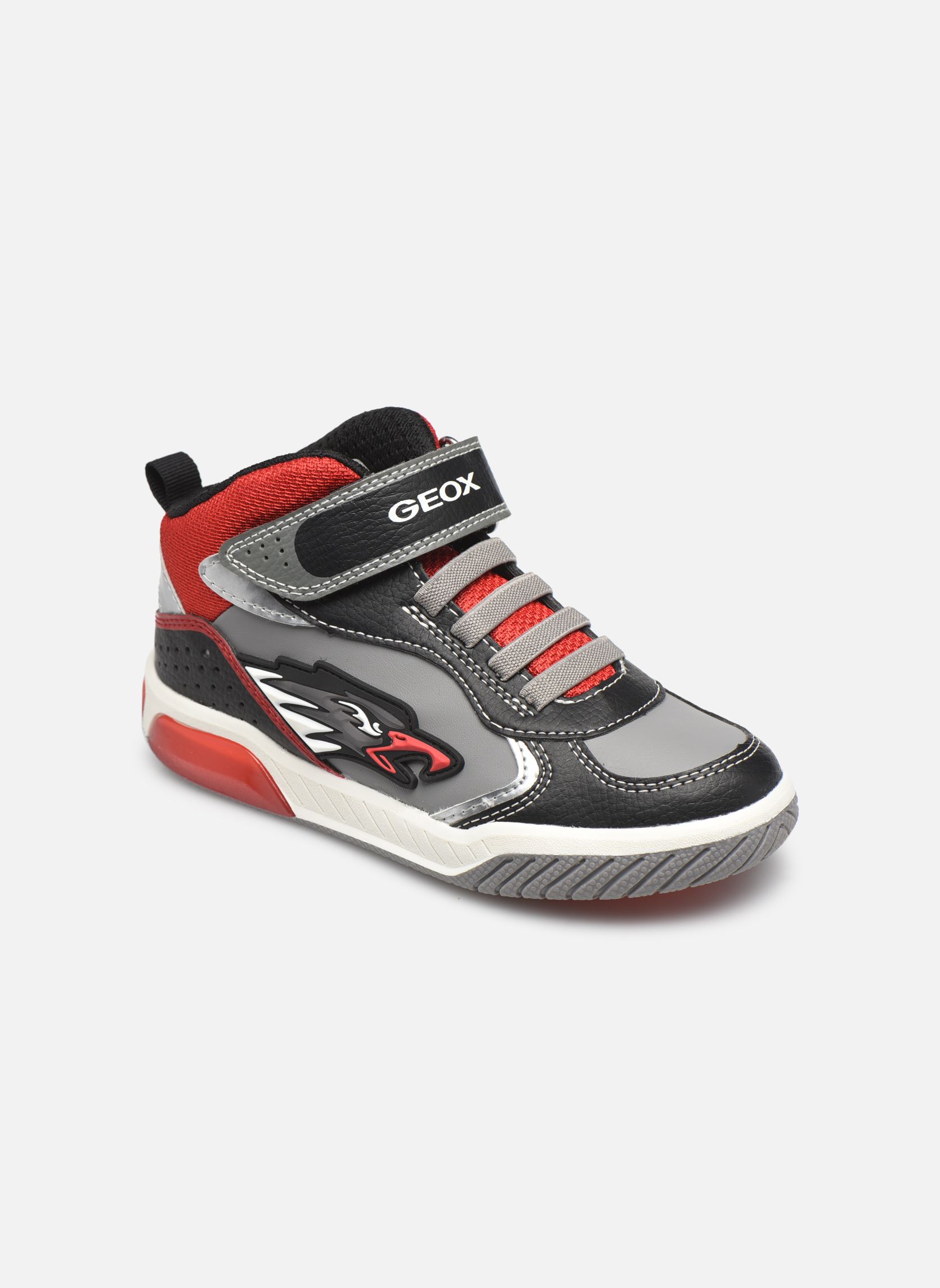 Niedrige Sneaker J Inek Boy J169CB jungen grau Geox Niedrige Sneaker J Inek Boy J169CB jungen grau Gris Rouge