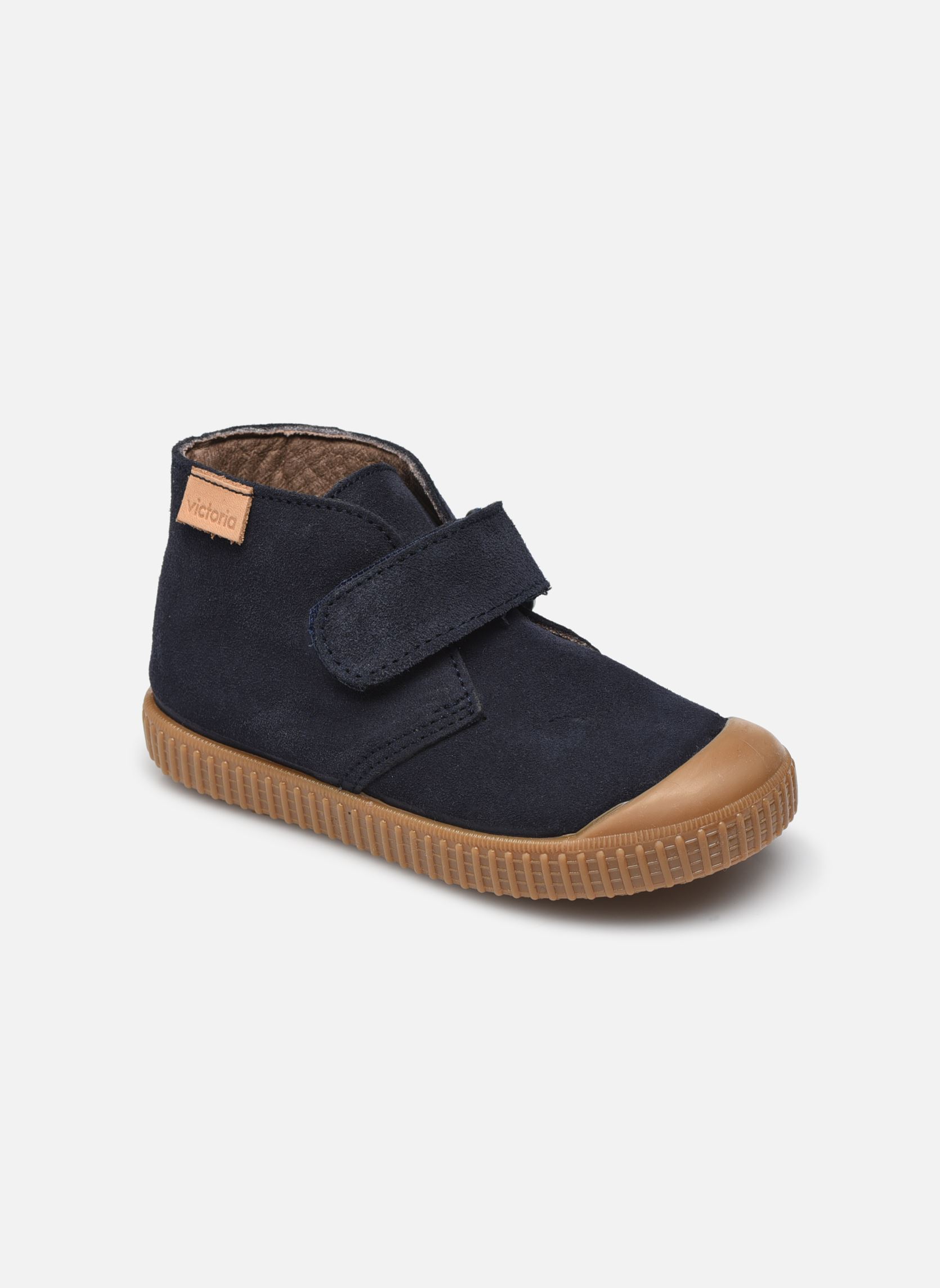 Bottines Puntera Safari Serraje bleu Victoria Bottines Puntera Safari Serraje bleu Marino