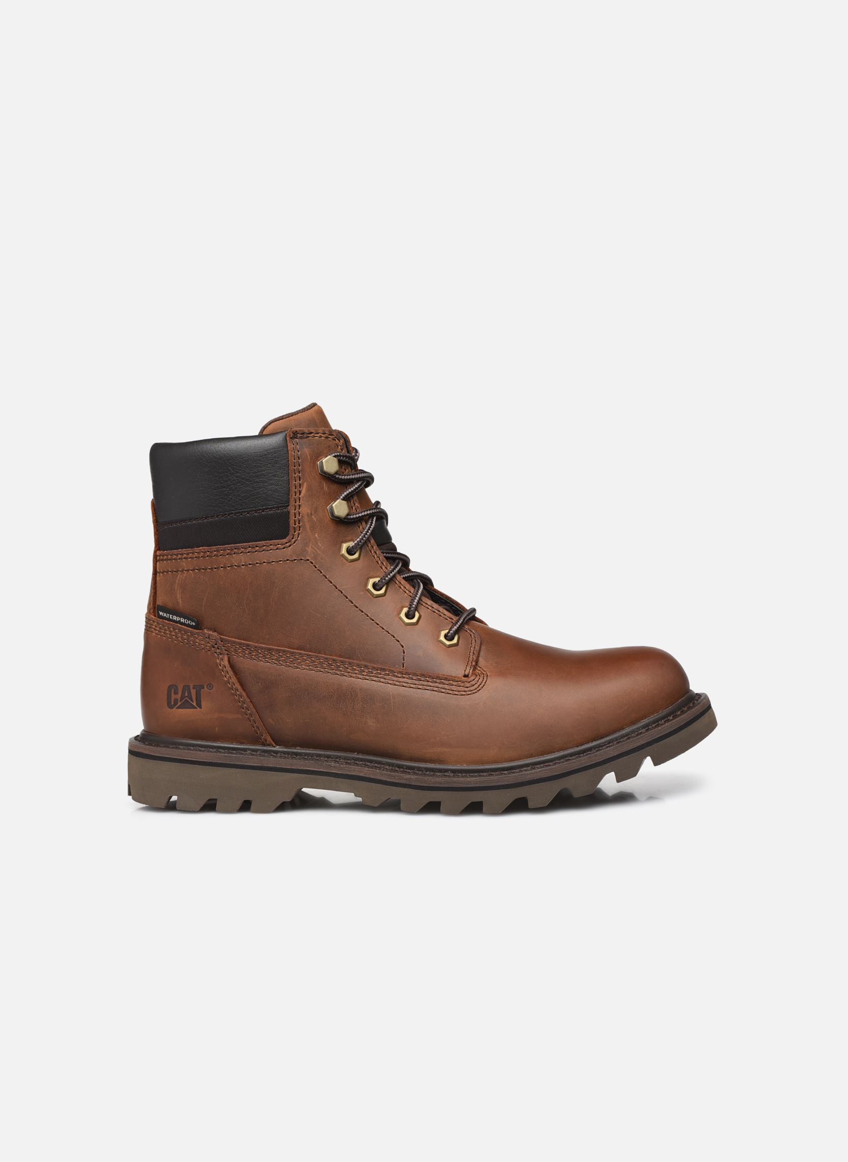 Stivaletti con lacci DEPLETE - Waterproof uomo marrone Caterpillar Stivaletti con lacci DEPLETE - Waterproof uomo marrone BROWN