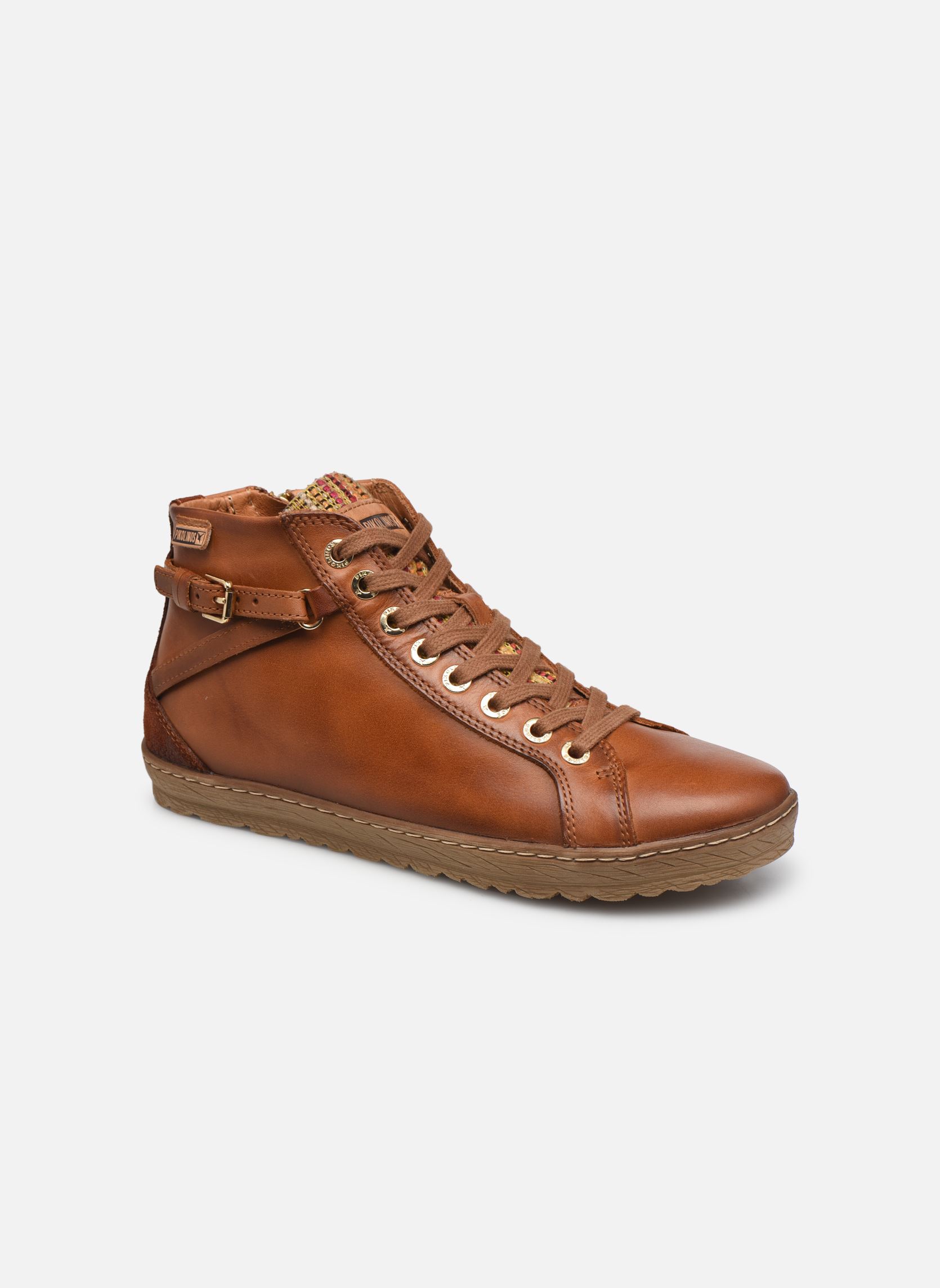 Baskets montantes LAGOS-901 femme marron Pikolinos Baskets montantes LAGOS-901 femme marron BRANDY