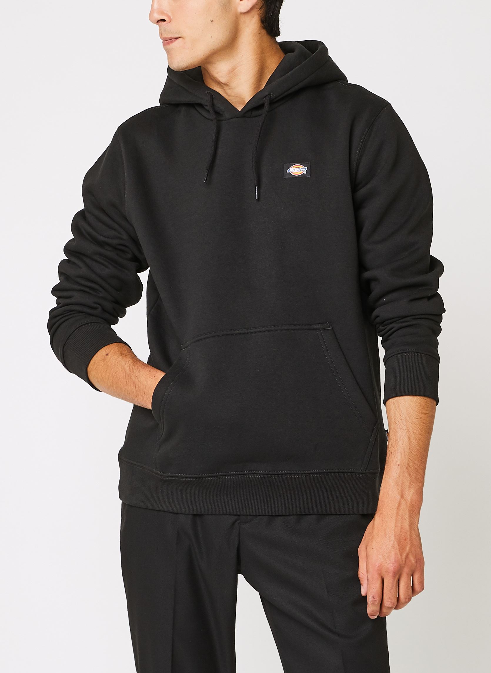 Felpe con cappuccio Oakport Hoodie uomo nero Dickies Felpe con cappuccio Oakport Hoodie uomo nero BLACK