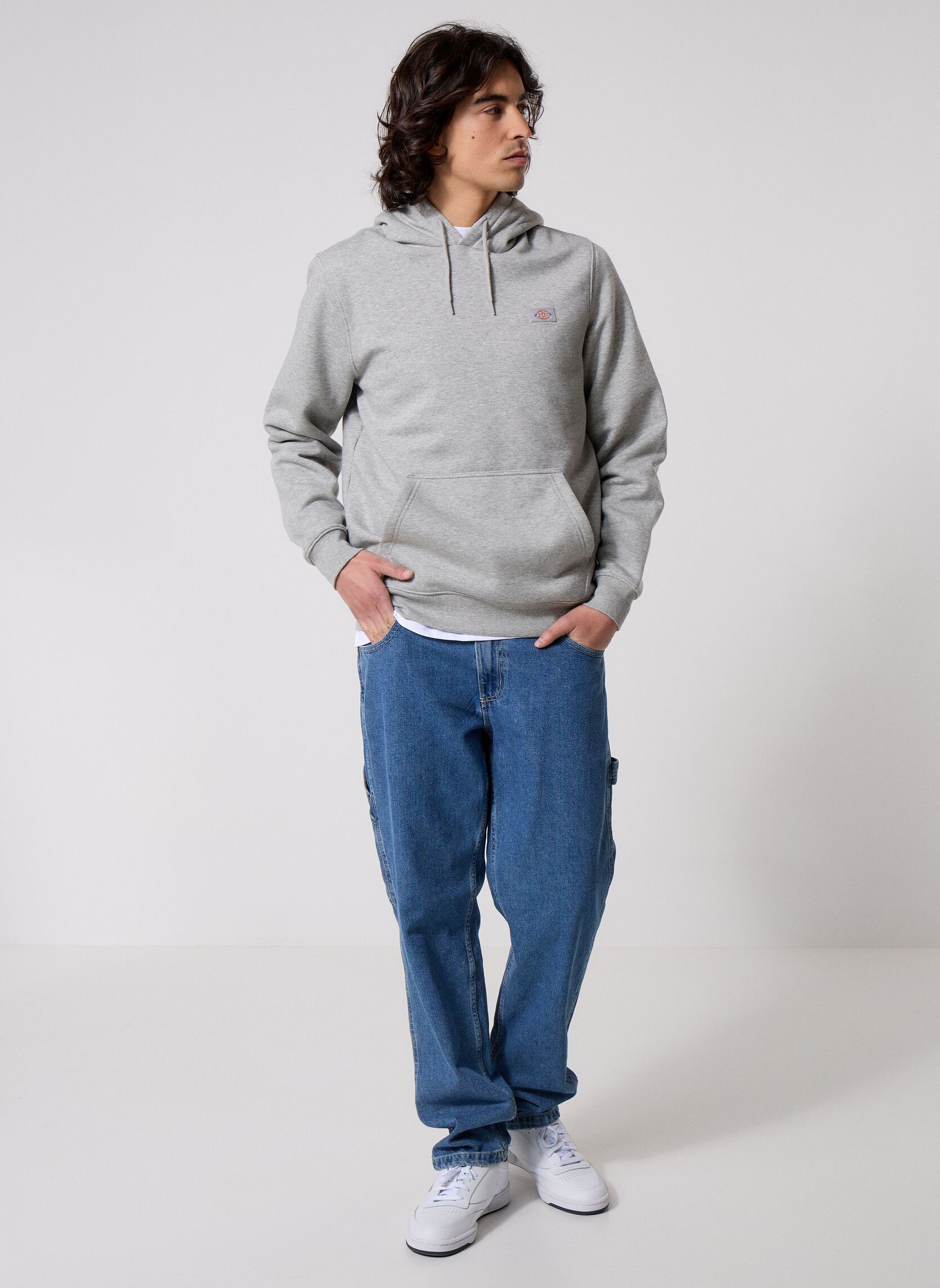 Hoodies Oakport Hoodie heren grijs Dickies Hoodies Oakport Hoodie heren grijs HEATHER GREY