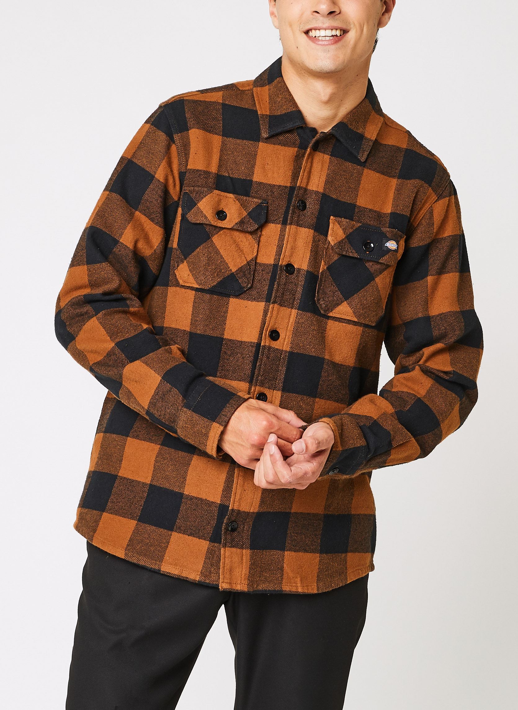 Hemden New Sacramento Shirt herren braun Dickies Hemden New Sacramento Shirt herren braun BROWN DUCK