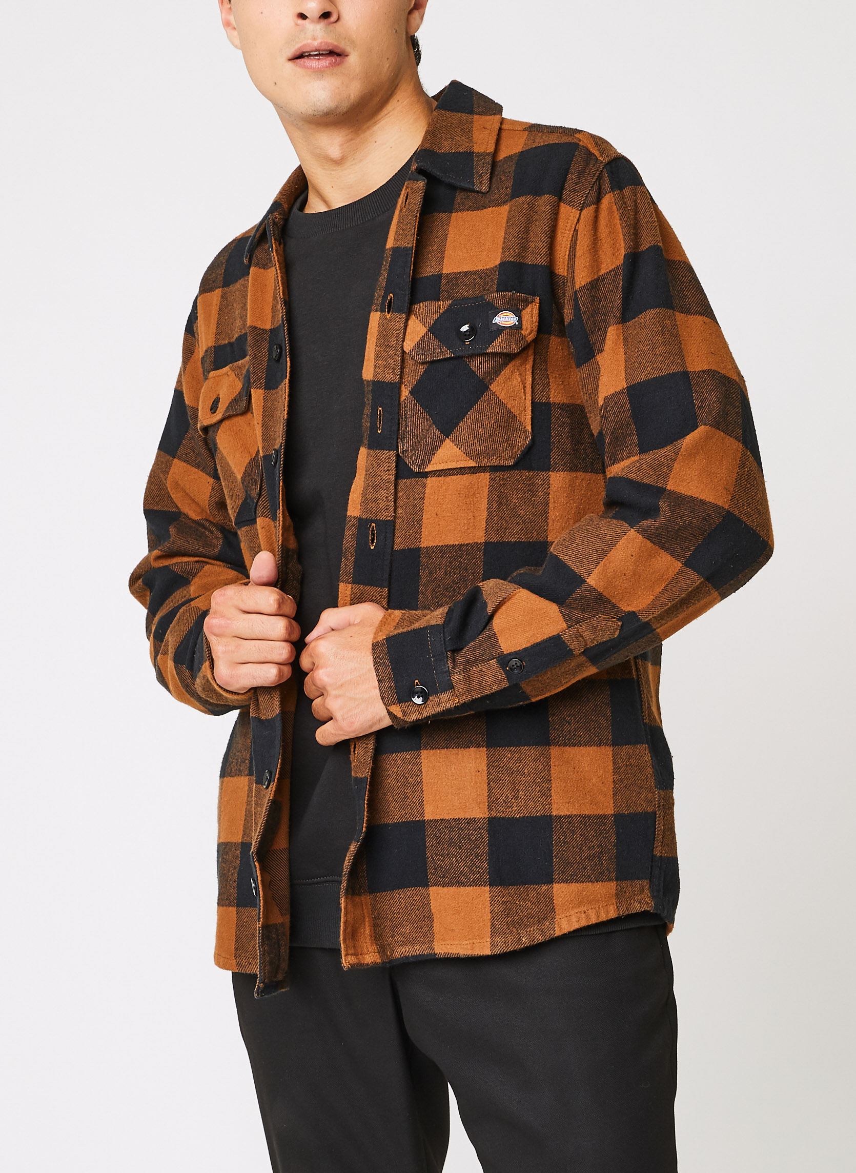 Hemden New Sacramento Shirt herren braun Dickies Hemden New Sacramento Shirt herren braun BROWN DUCK