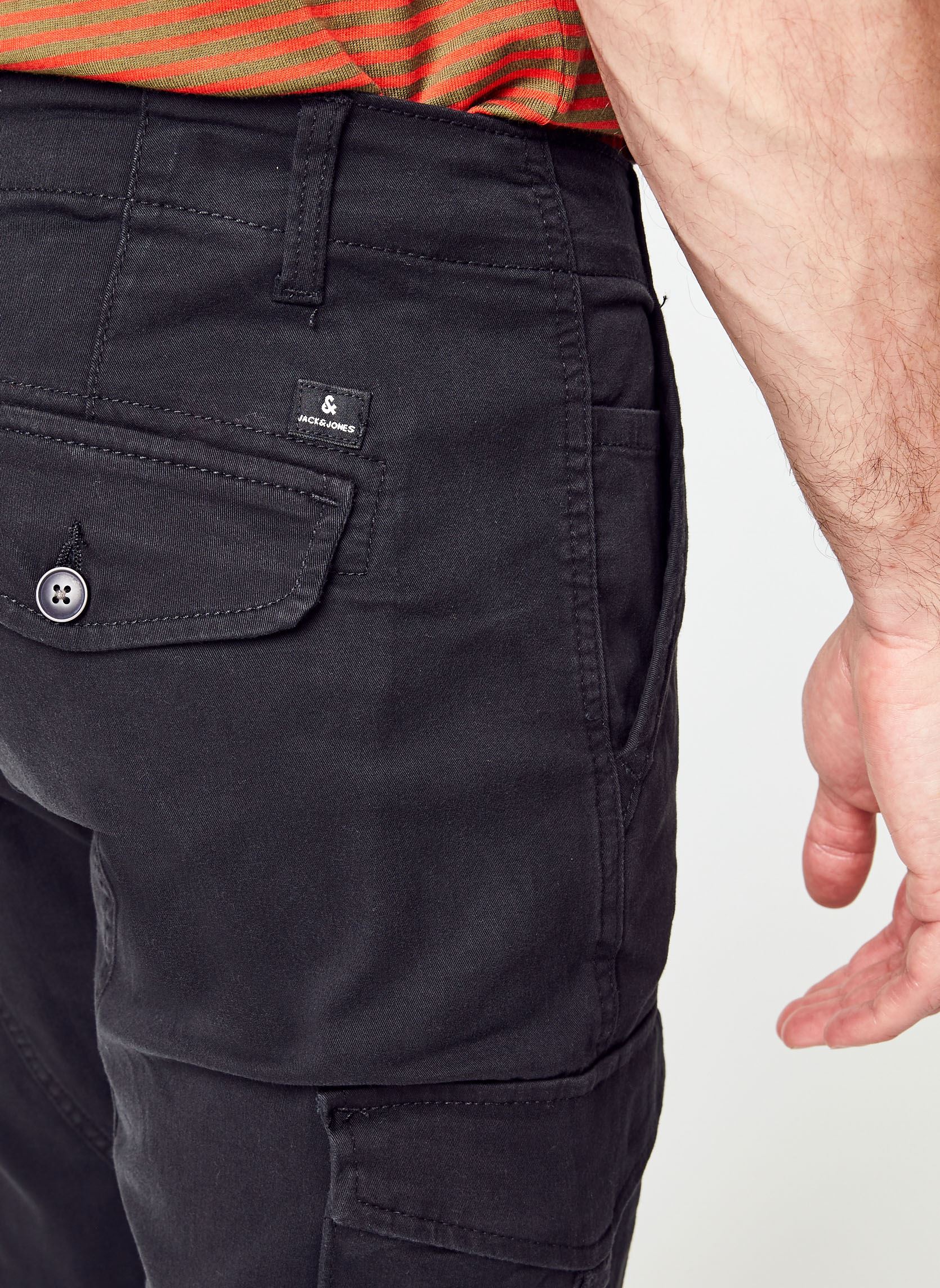 Pantalons chino Jjipaul Jjflake Akm 542 Black Noos homme noir Jack & Jones Pantalons chino Jjipaul Jjflake Akm 542 Black Noos homme noir BLACK