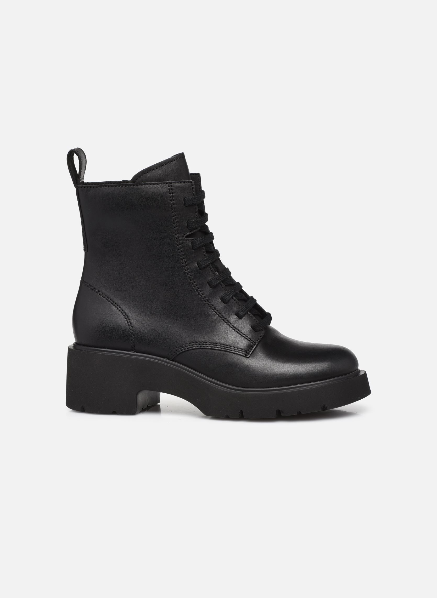 Geschnürte Stiefeletten MILAH K400577 W damen schwarz Camper Geschnürte Stiefeletten MILAH K400577 W damen schwarz Black