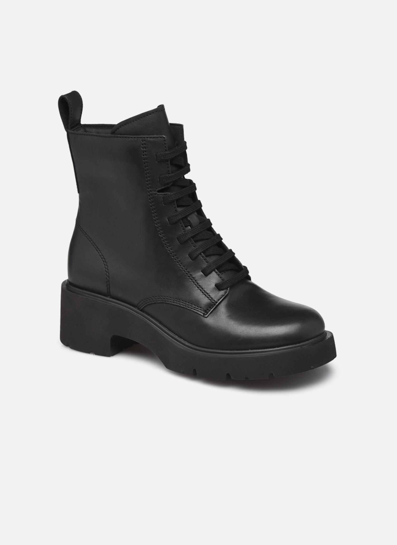 Geschnürte Stiefeletten MILAH K400577 W damen schwarz Camper Geschnürte Stiefeletten MILAH K400577 W damen schwarz Black