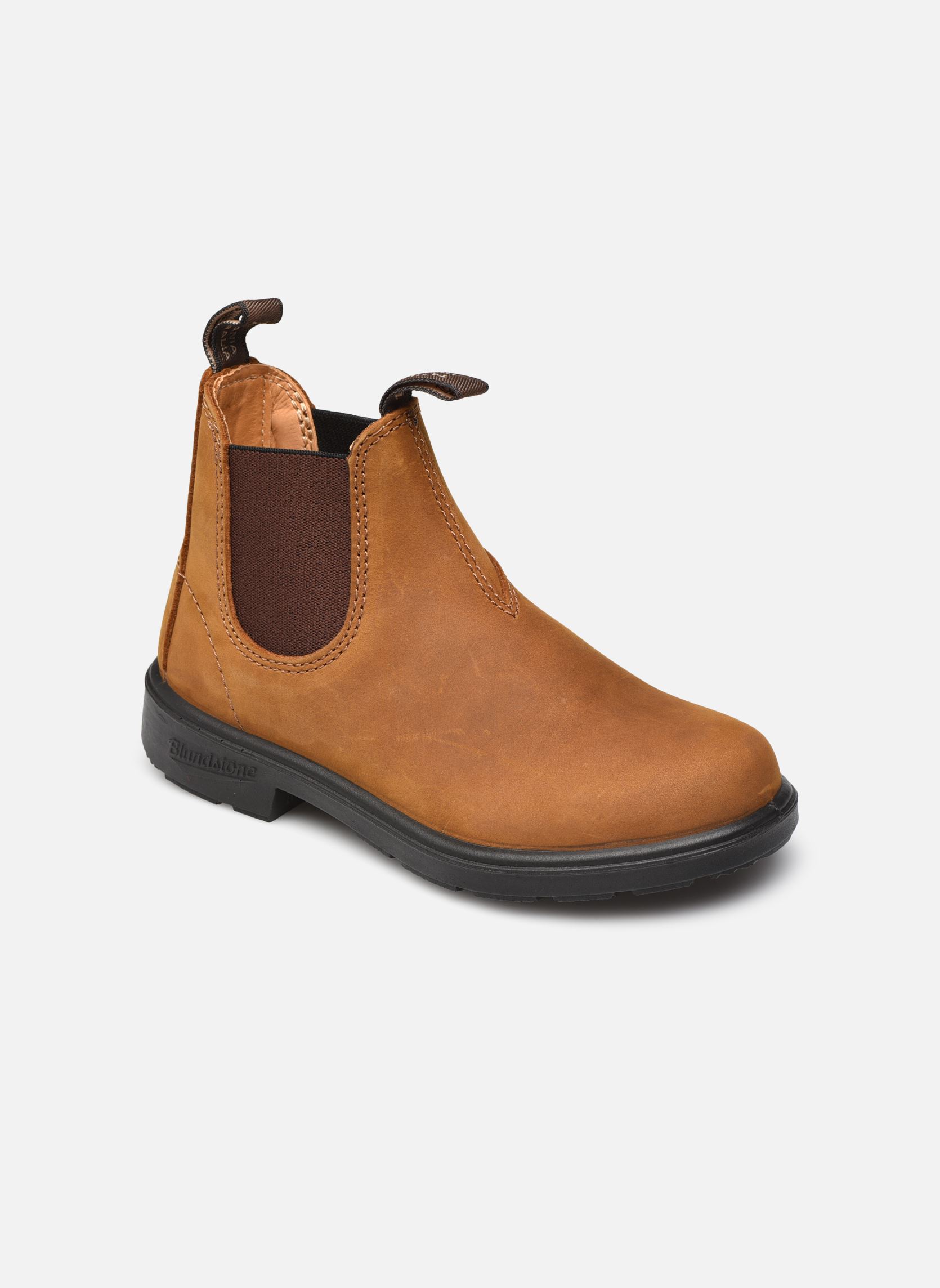 Stiefeletten / Ankle Boots Kids Chelsea Boots 1563 braun Blundstone Stiefeletten / Ankle Boots Kids Chelsea Boots 1563 braun CRAZY HORSE BROWN