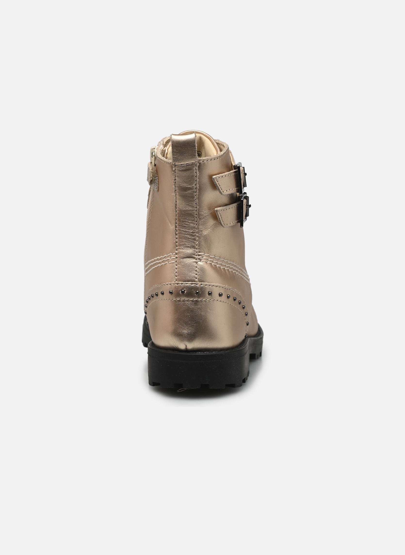 Bottes Kickers Grooky Pour Fille - Cuir, Fermeture éclair, Semelle Caoutchouc - Chaussures Confortables Pour Enfants