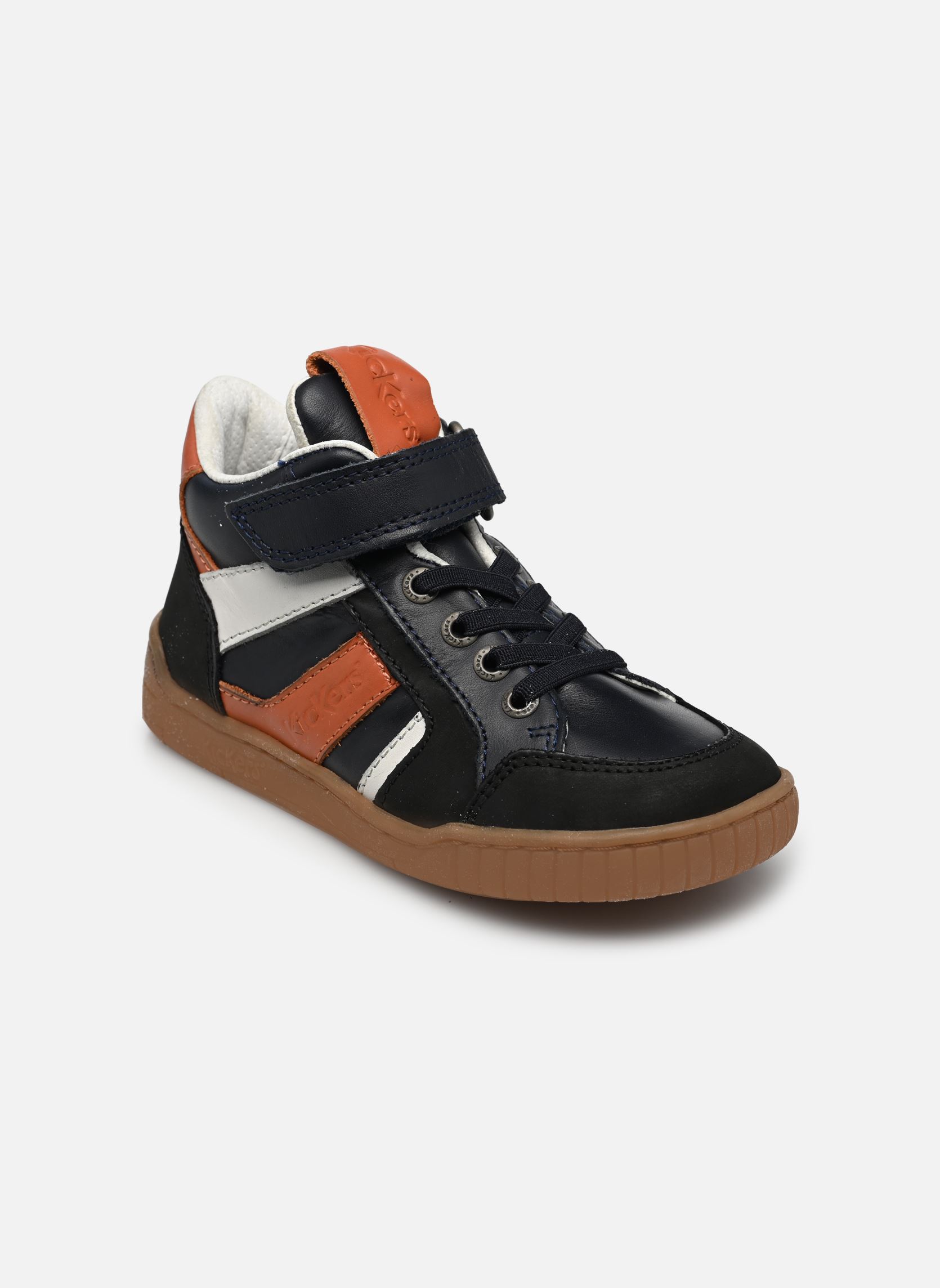 Baskets hautes Wincky CDT garçon noir Kickers Baskets hautes Wincky CDT garçon noir NOIR CAMEL MARINE 1