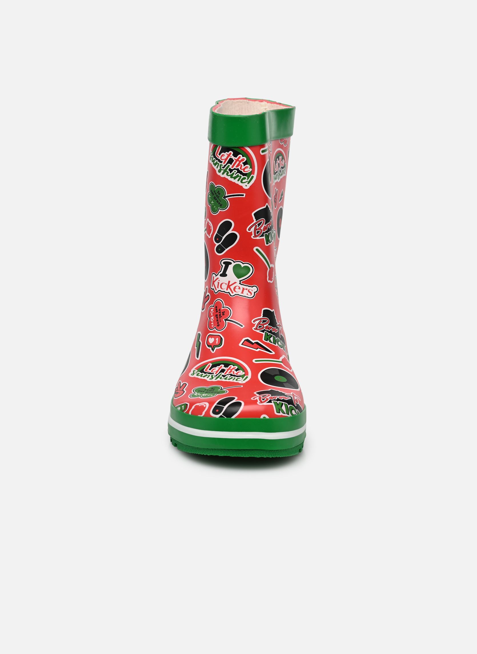 Gummistiefel Kickrain mehrfarbig Kickers Gummistiefel Kickrain mehrfarbig ROUGE IMPRIME