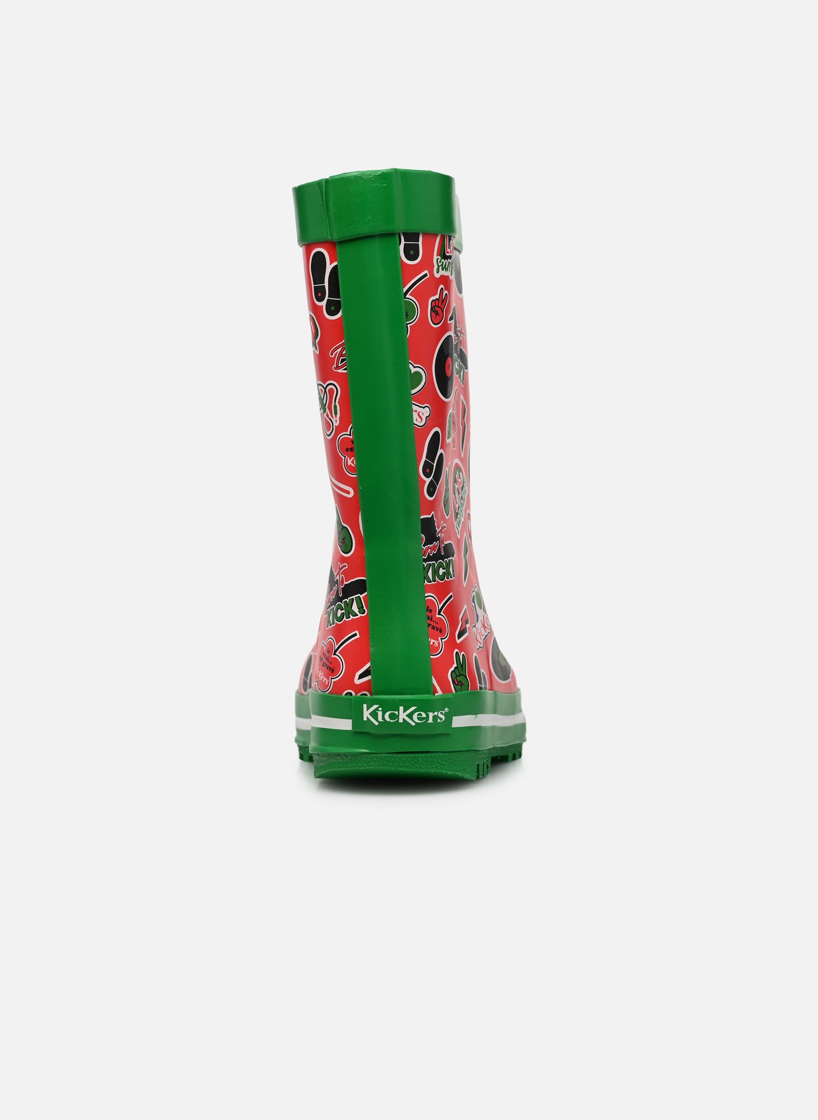 Gummistiefel Kickrain mehrfarbig Kickers Gummistiefel Kickrain mehrfarbig ROUGE IMPRIME