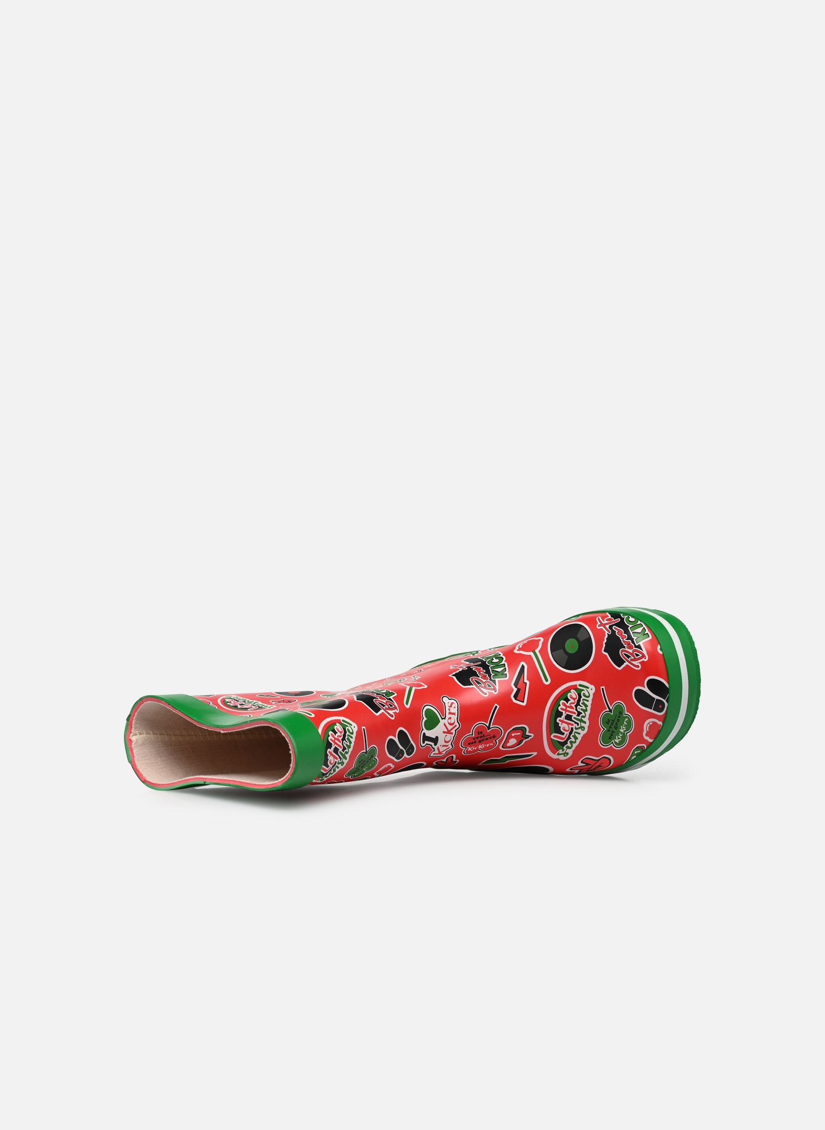 Gummistiefel Kickrain mehrfarbig Kickers Gummistiefel Kickrain mehrfarbig ROUGE IMPRIME