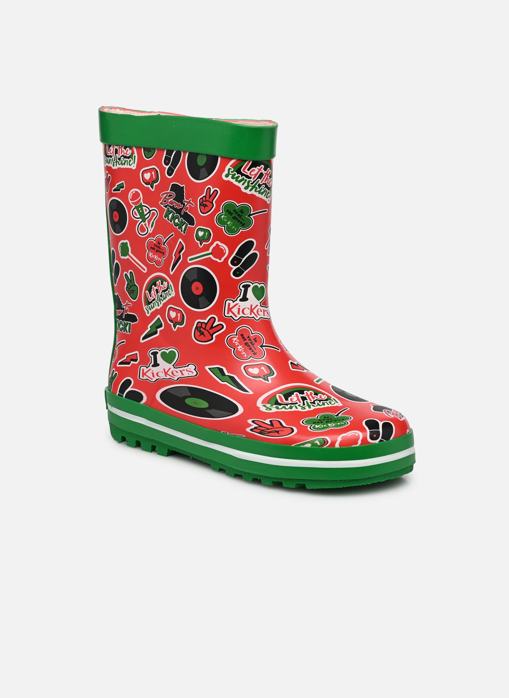 Bottes enfant Kickers Kickrain - vue 2