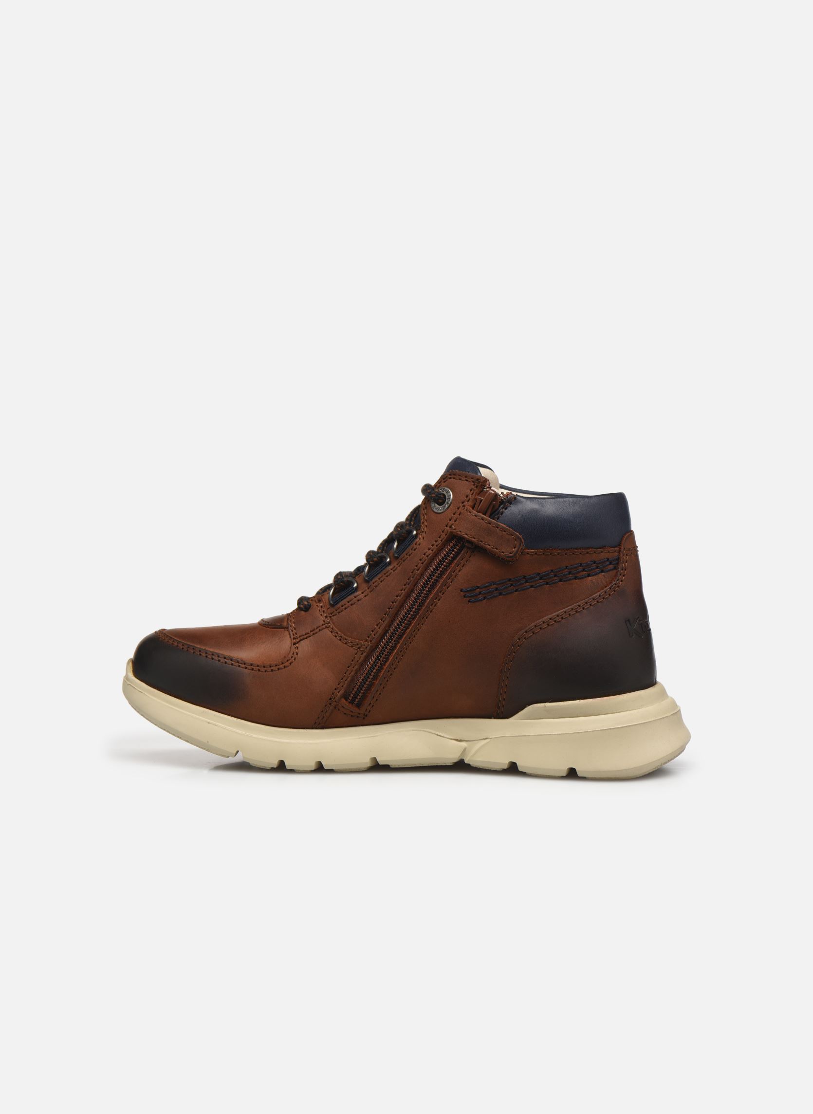 Baskets hautes Kickadventur garçon marron Kickers Baskets hautes Kickadventur garçon marron CAMEL MARINE
