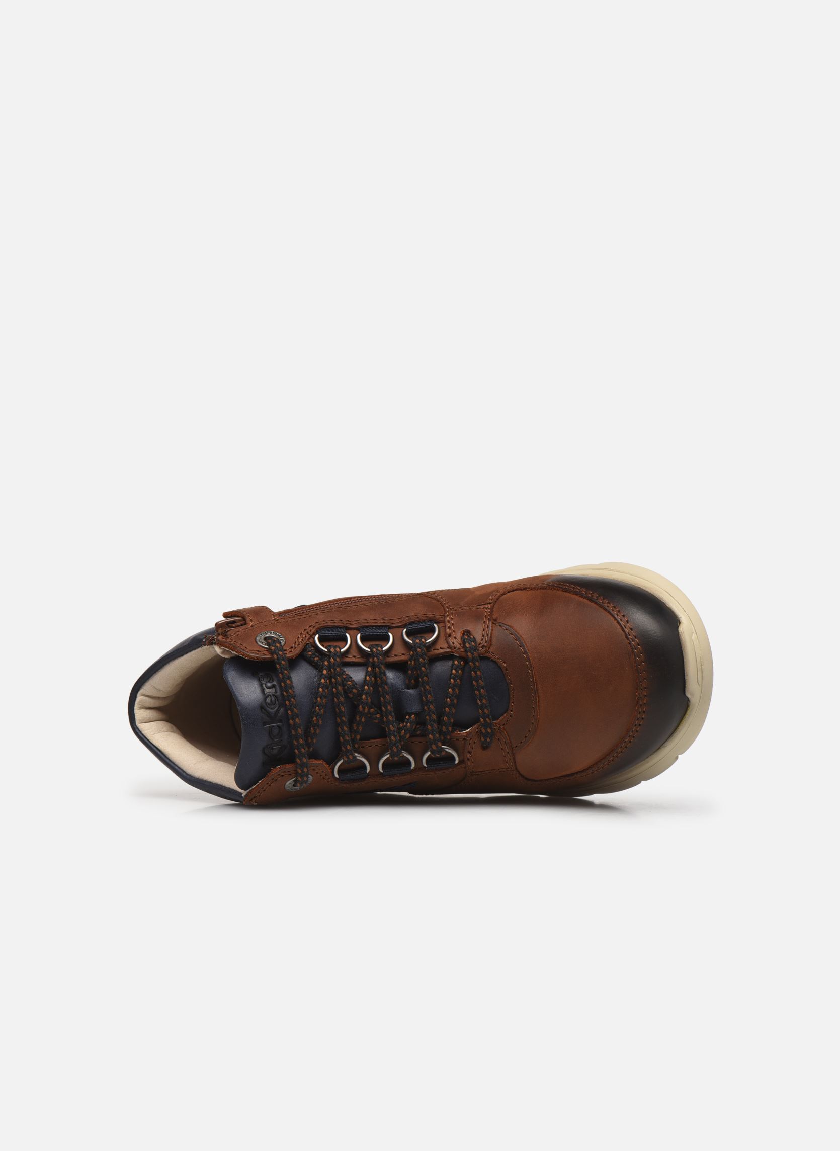 Baskets hautes Kickadventur garçon marron Kickers Baskets hautes Kickadventur garçon marron CAMEL MARINE