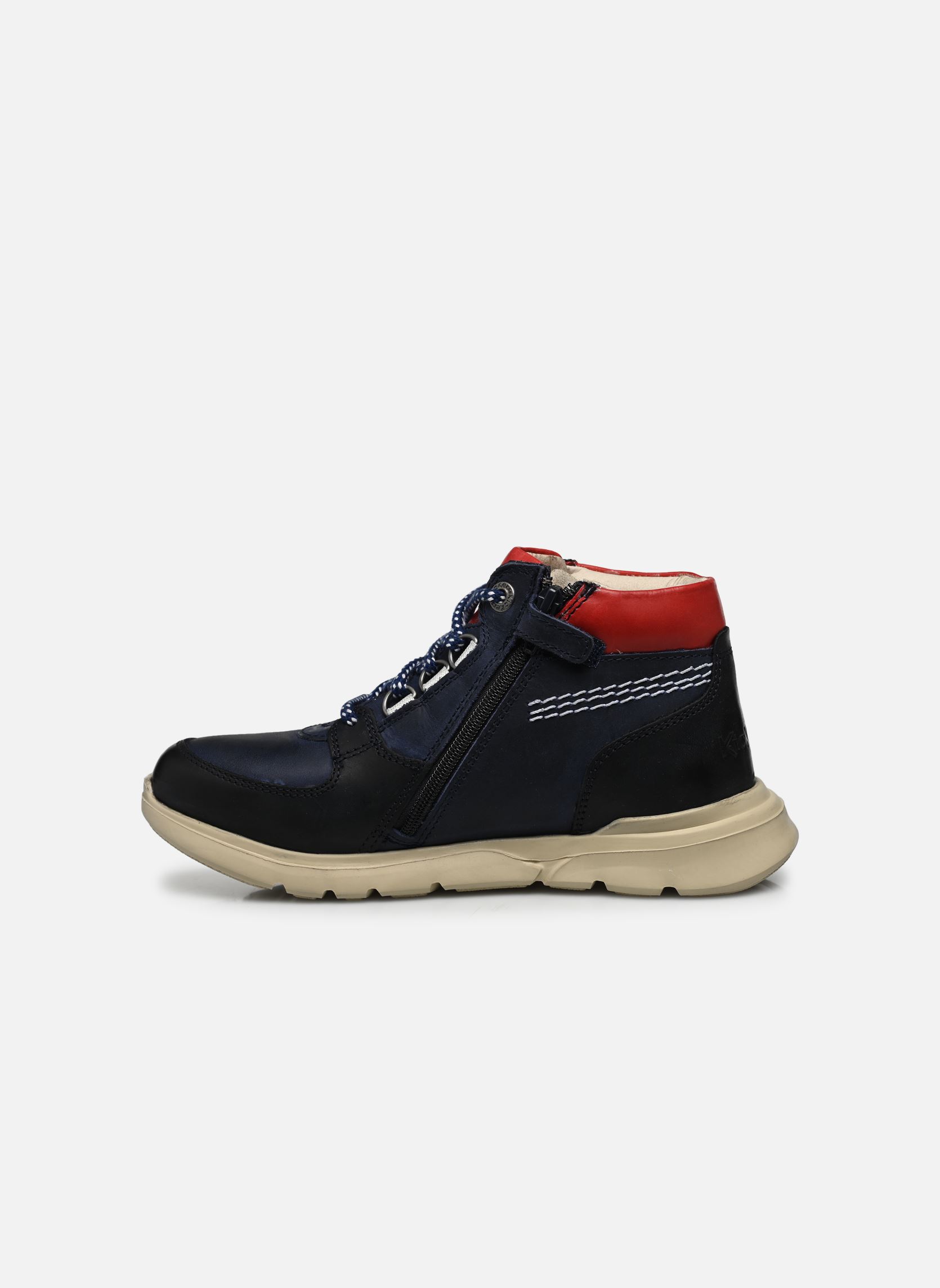 Baskets hautes Kickadventur garçon bleu Kickers Baskets hautes Kickadventur garçon bleu MARINE ORANGE