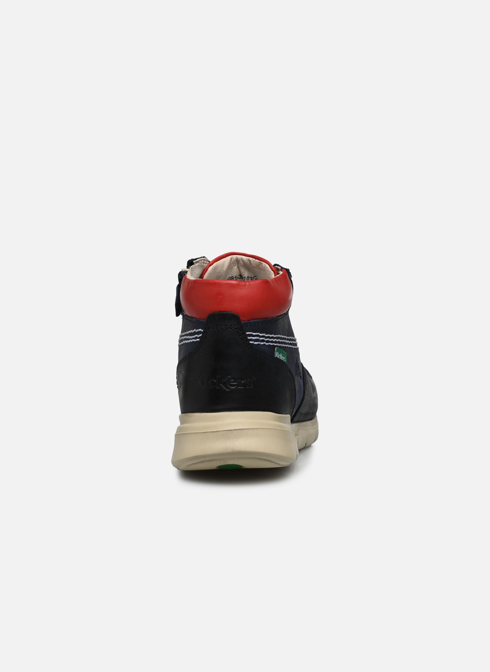 Baskets hautes Kickadventur garçon bleu Kickers Baskets hautes Kickadventur garçon bleu MARINE ORANGE