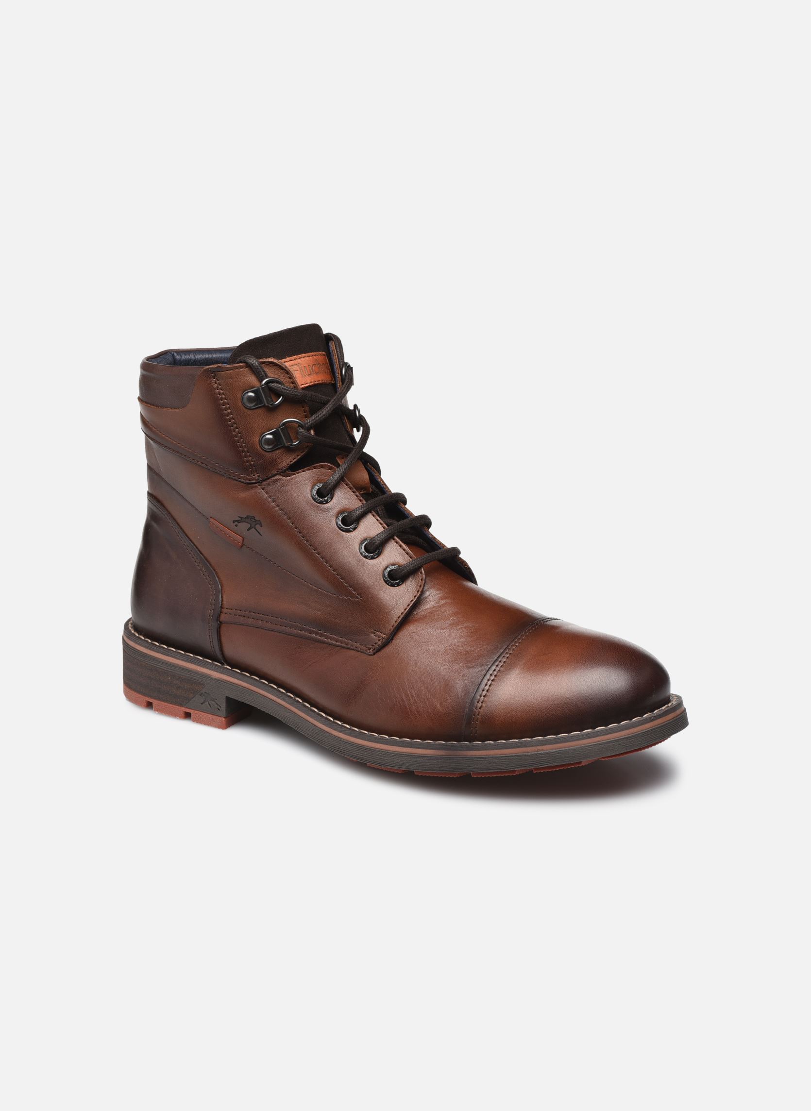 Veterlaarsjes TERRY F1342 heren bruin Fluchos Veterlaarsjes TERRY F1342 heren bruin HABANA CAMEL+COM.2