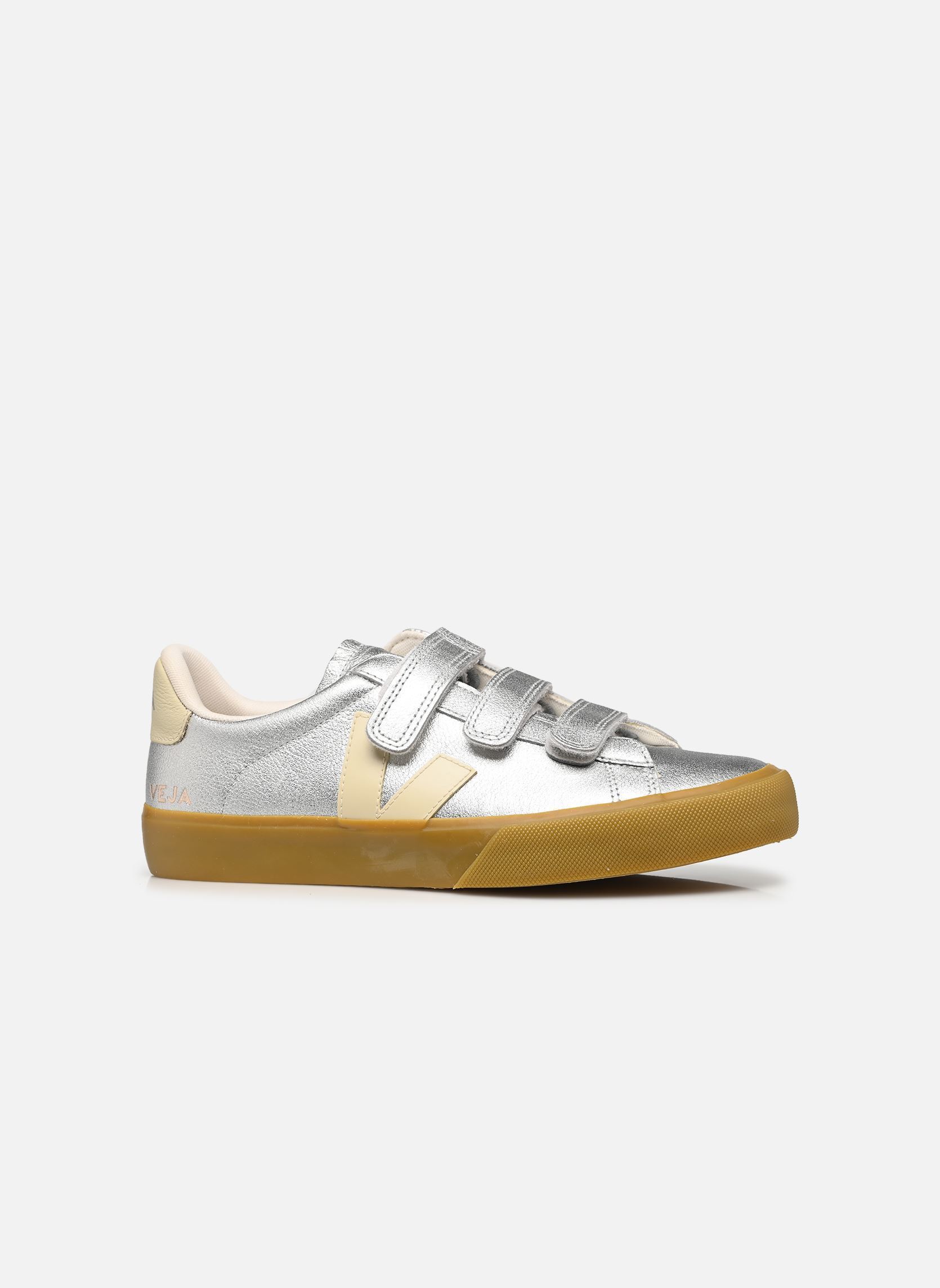 Baskets basses Recife Logo femme argent Veja Baskets basses Recife Logo femme argent SILVER_PIERRE