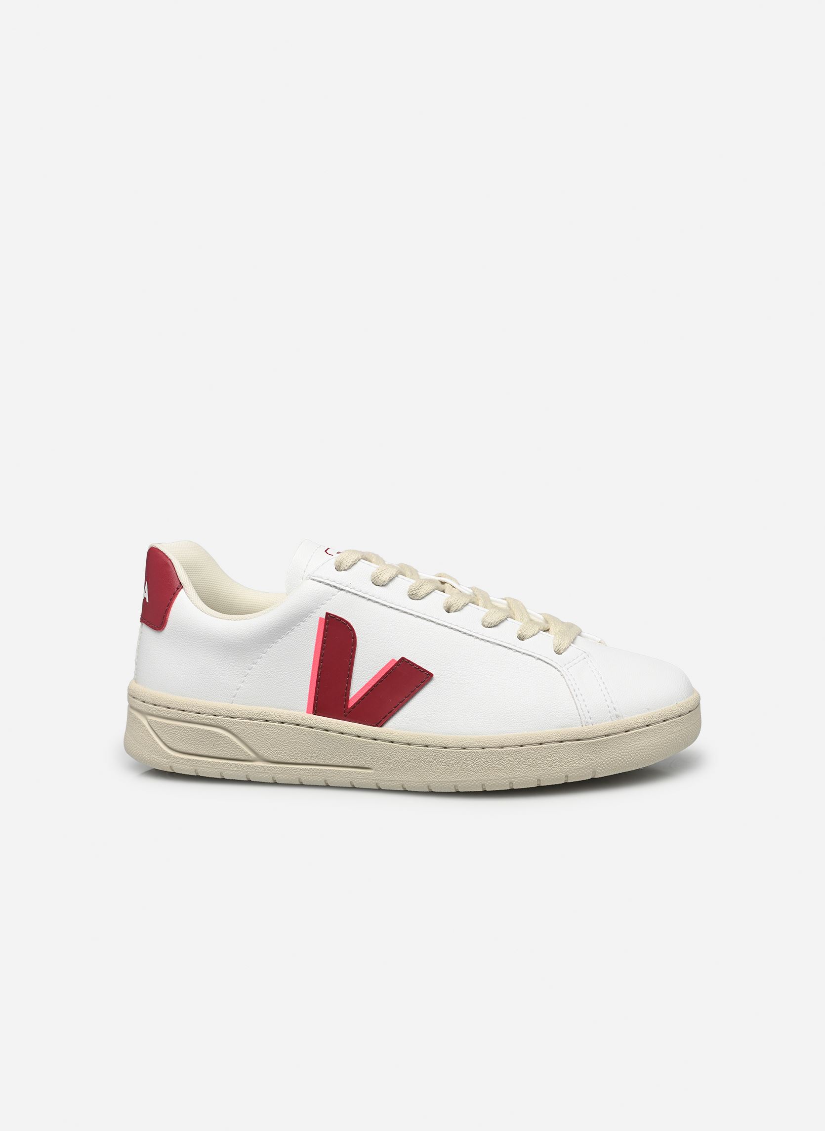 Baskets basses Urca femme blanc Veja Baskets basses Urca femme blanc WHITE_MARSALA_ROSE-FLUO