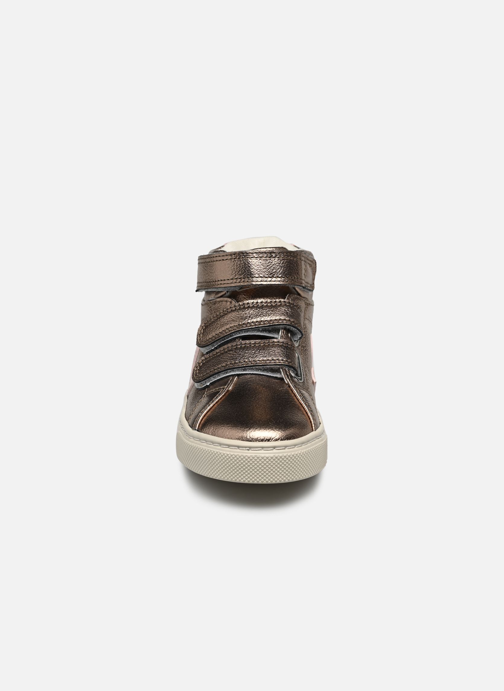 Niedrige Sneaker Small Esplar Mid mädchen gold und bronze Veja Niedrige Sneaker Small Esplar Mid mädchen gold und bronze Bronze Petale