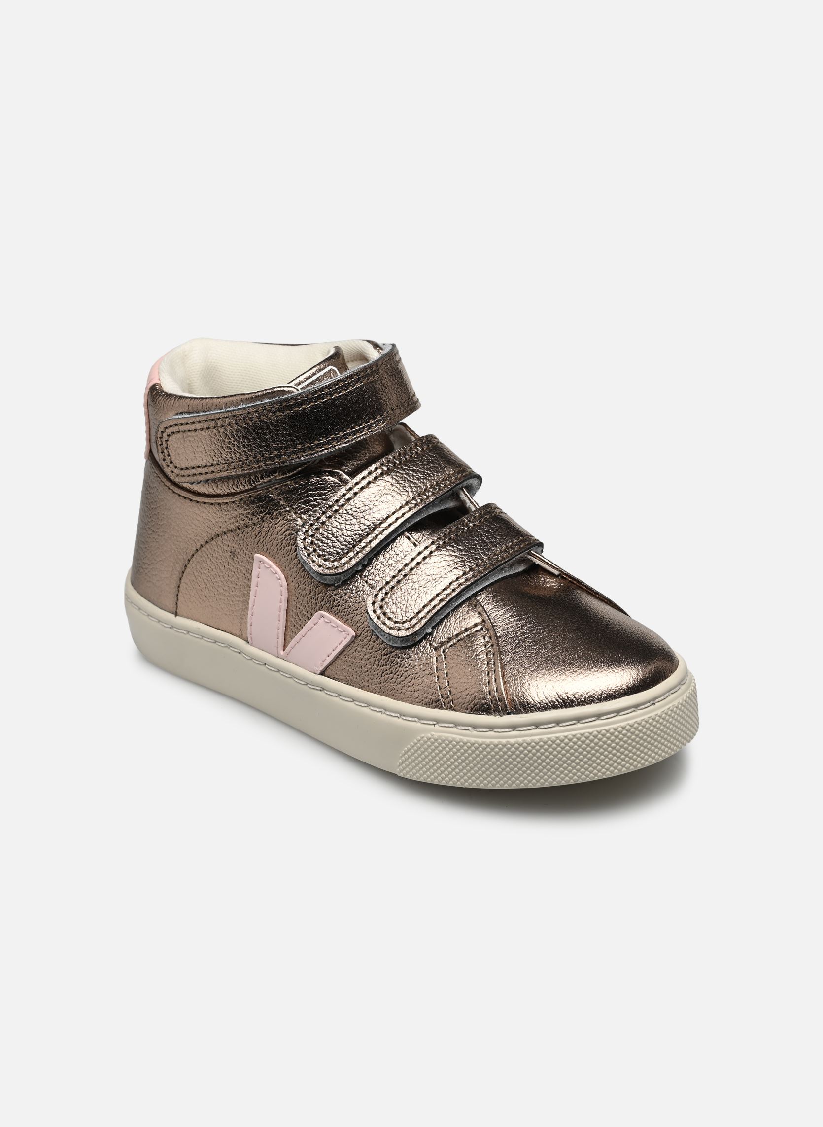 Niedrige Sneaker Small Esplar Mid mädchen gold und bronze Veja Niedrige Sneaker Small Esplar Mid mädchen gold und bronze Bronze Petale