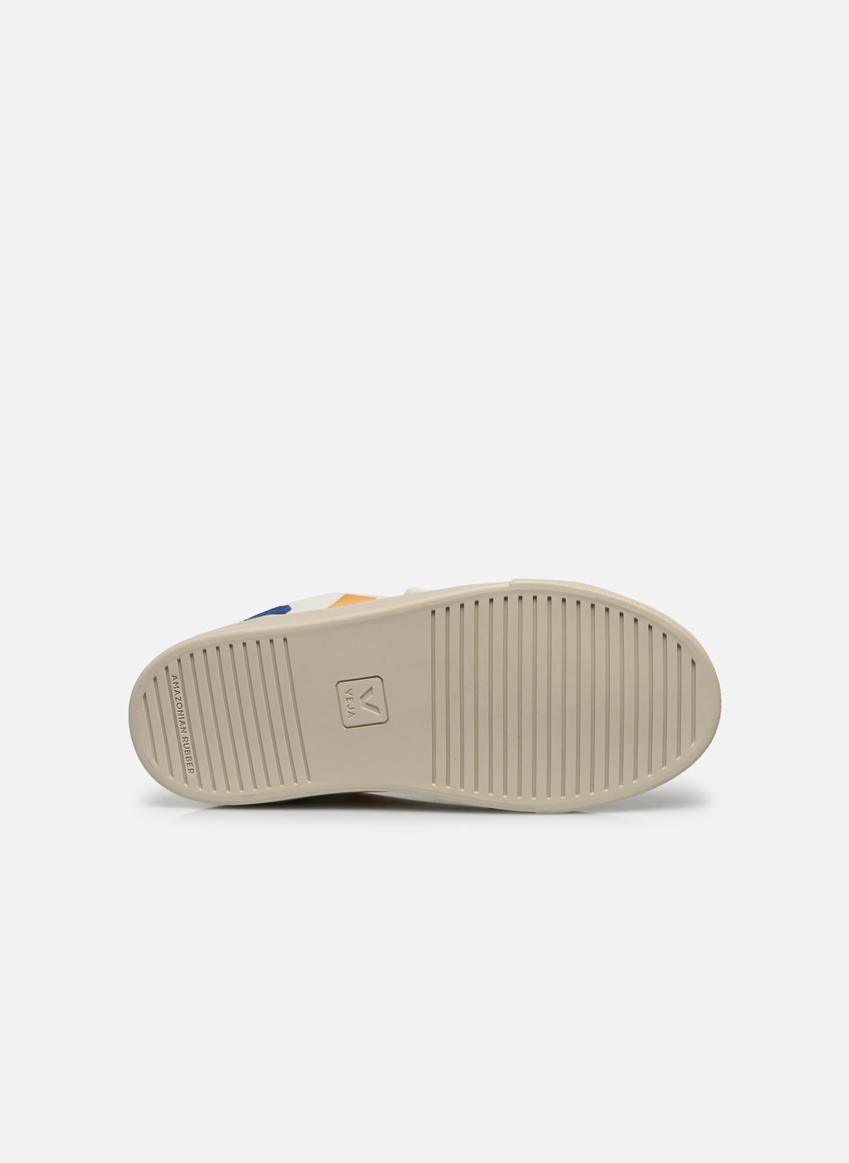Niedrige Sneaker Small V-12 Velcro Leather weiß Veja Niedrige Sneaker Small V-12 Velcro Leather weiß EXTRA-WHITE_MULTICO-INDIGO