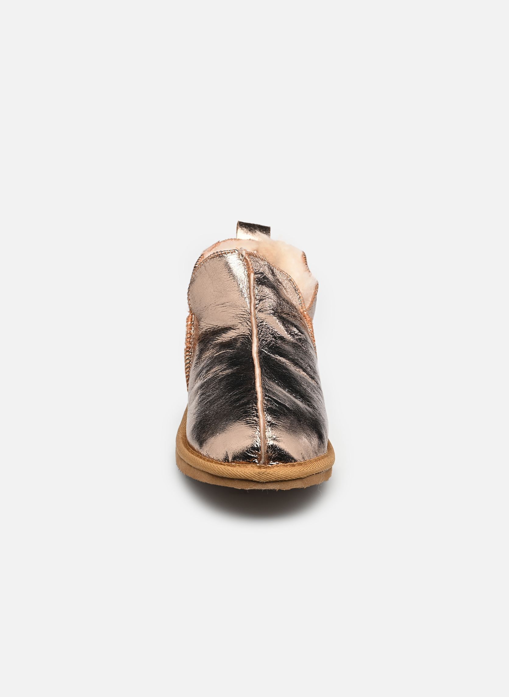 Hausschuhe Annie damen gold und bronze Shepherd Hausschuhe Annie damen gold und bronze GOLD
