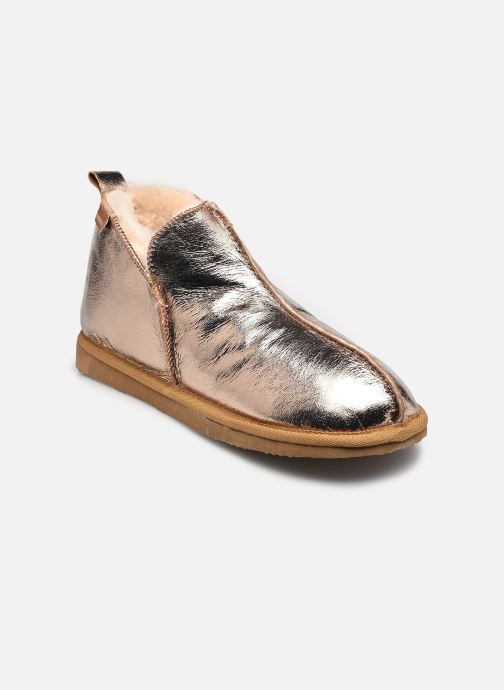 Shepherd Hausschuhe Annie damen gold und bronze