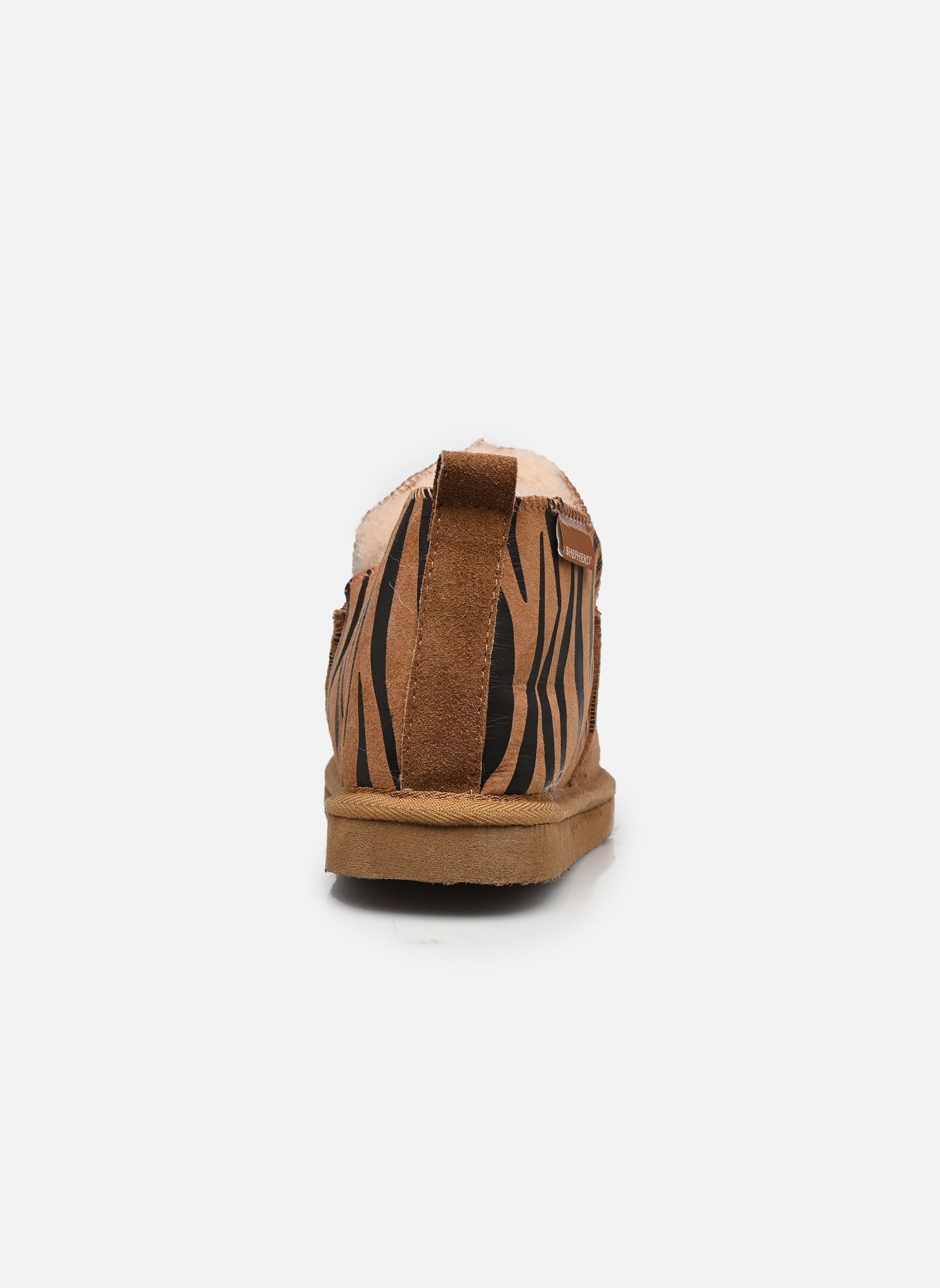 Hausschuhe Annie damen braun Shepherd Hausschuhe Annie damen braun CHESTNUT TIGER