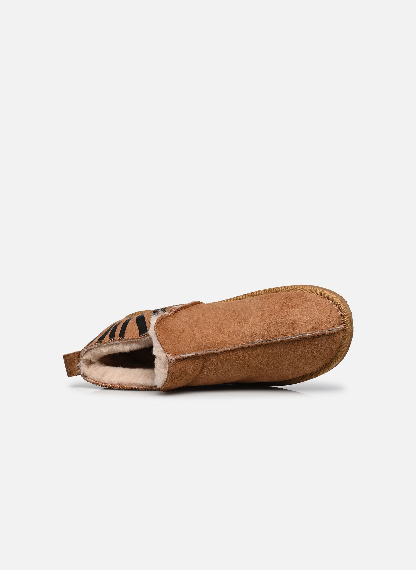 Hausschuhe Annie damen braun Shepherd Hausschuhe Annie damen braun CHESTNUT TIGER