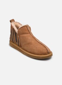 Hausschuhe Annie damen gold und bronze