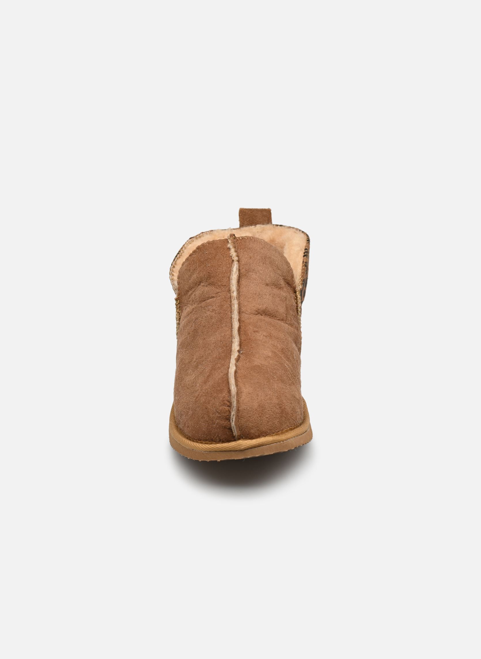 Hausschuhe Annie damen braun Shepherd Hausschuhe Annie damen braun Leopard/Chestnut