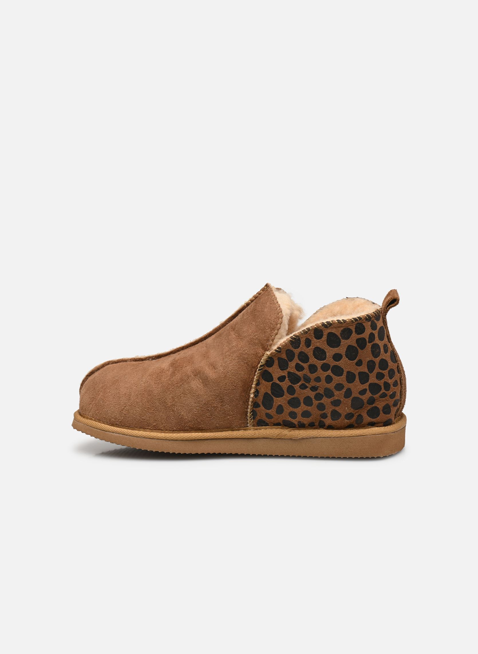 Hausschuhe Annie damen braun Shepherd Hausschuhe Annie damen braun Leopard/Chestnut