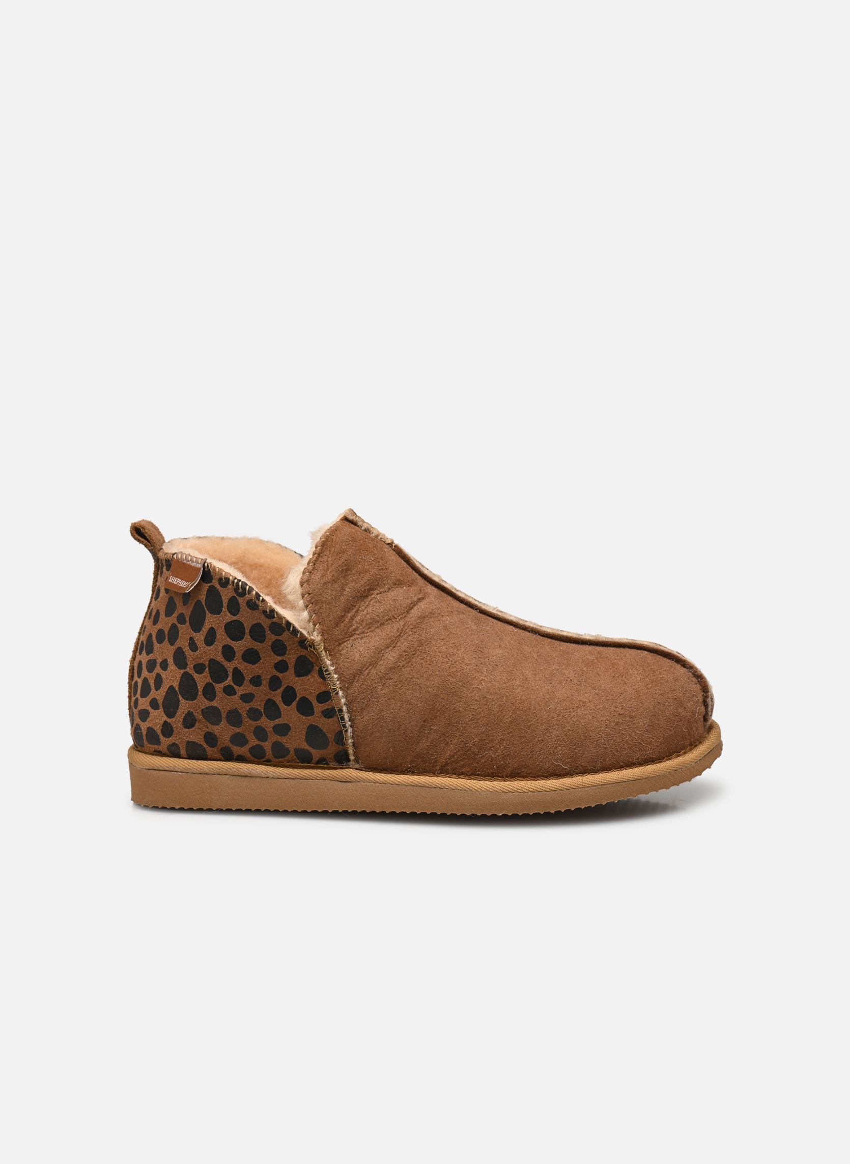 Hausschuhe Annie damen braun Shepherd Hausschuhe Annie damen braun Leopard/Chestnut