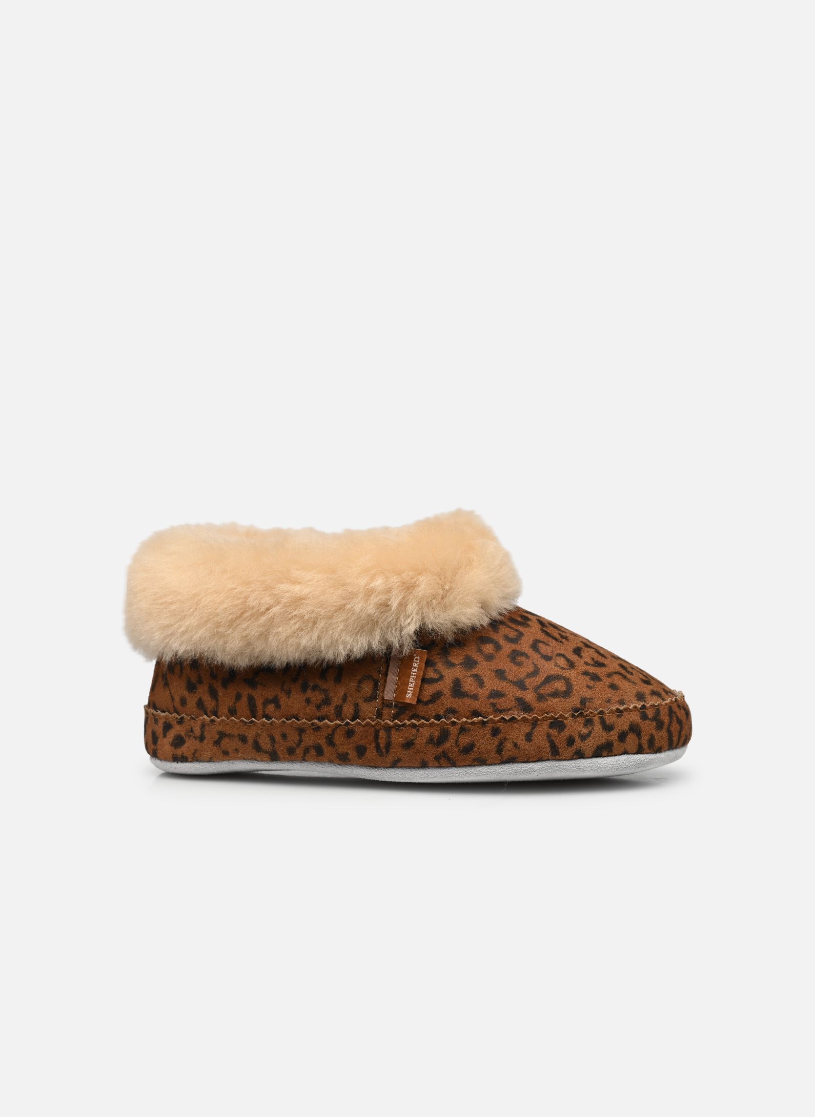 Hausschuhe Emmy damen braun Shepherd Hausschuhe Emmy damen braun Leopard/Chestnut