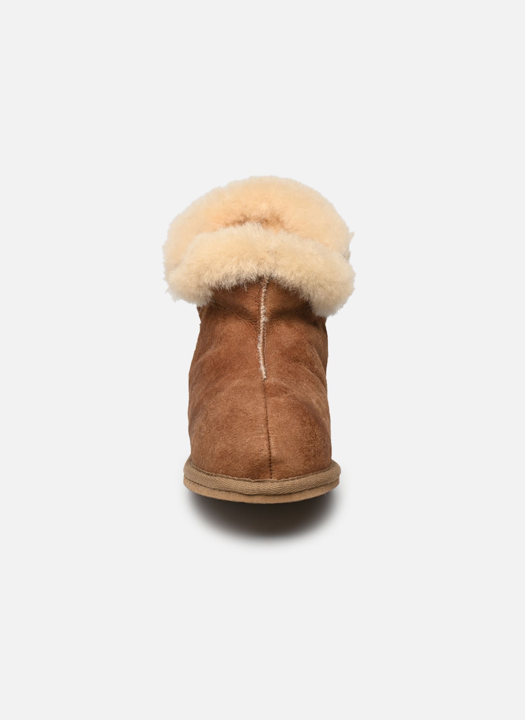 Hausschuhe Bella damen braun Shepherd Hausschuhe Bella damen braun Antique Cognac/Léopard