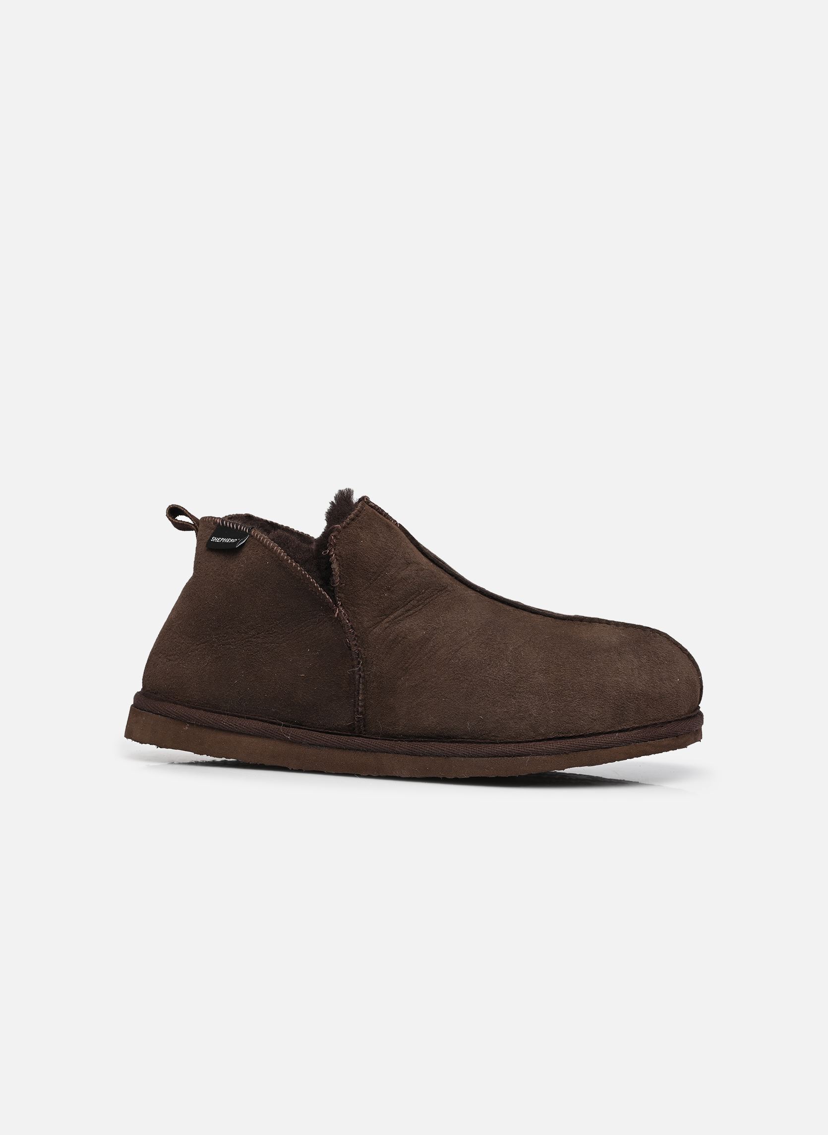 Chaussons Anton homme marron Shepherd Chaussons Anton homme marron MORO
