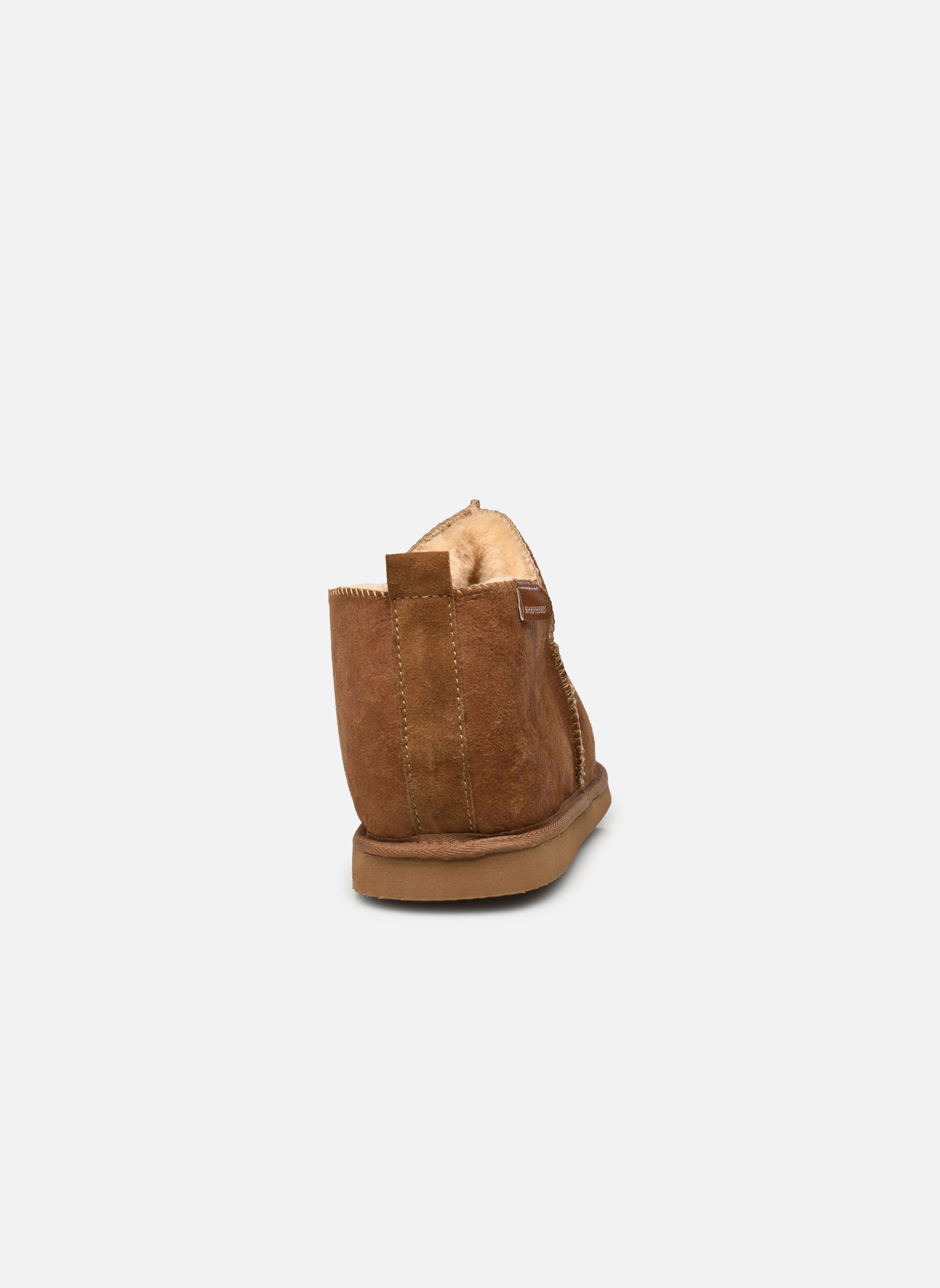 Pantoffels Anton heren bruin Shepherd Pantoffels Anton heren bruin Antique/Cognac