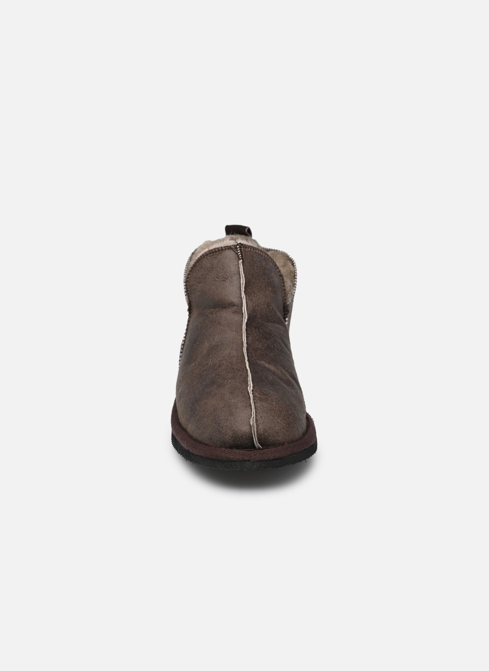 Hausschuhe Anton herren grau Shepherd Hausschuhe Anton herren grau Stone Oiled Antique