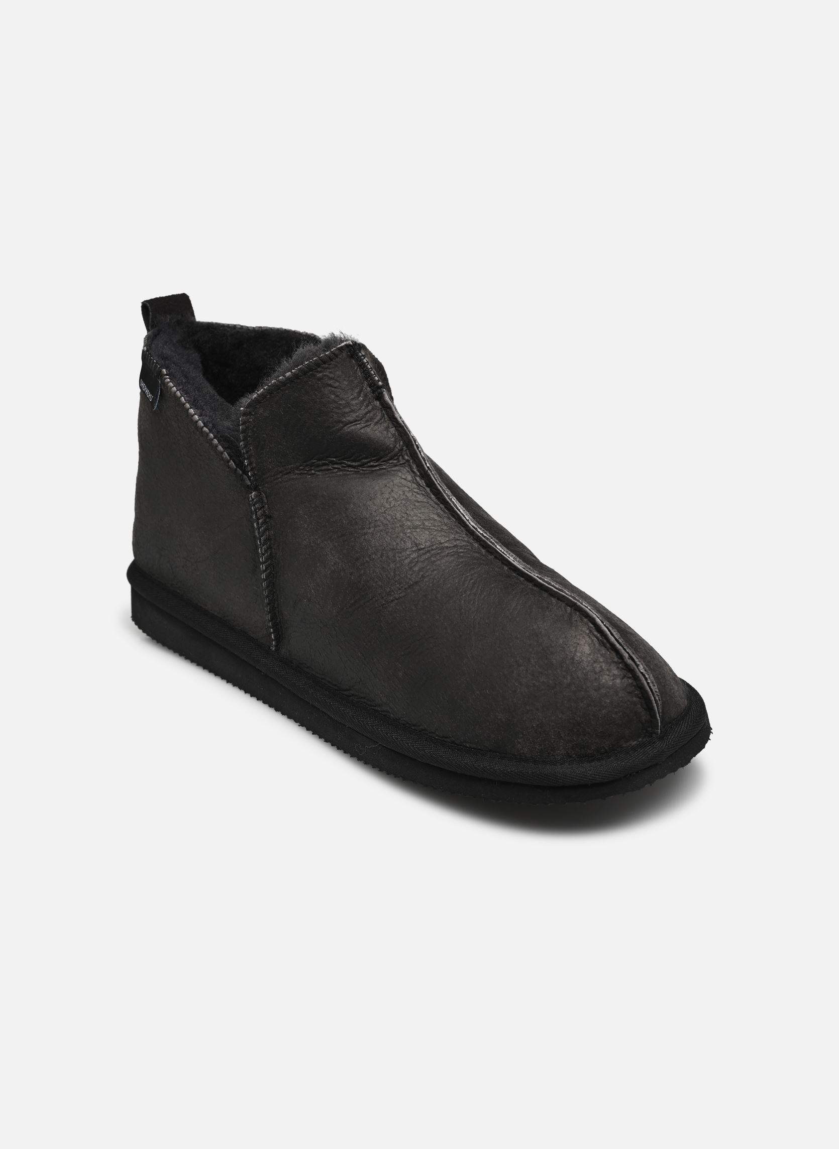 Chaussons Anton homme noir Shepherd Chaussons Anton homme noir MATT BLACK