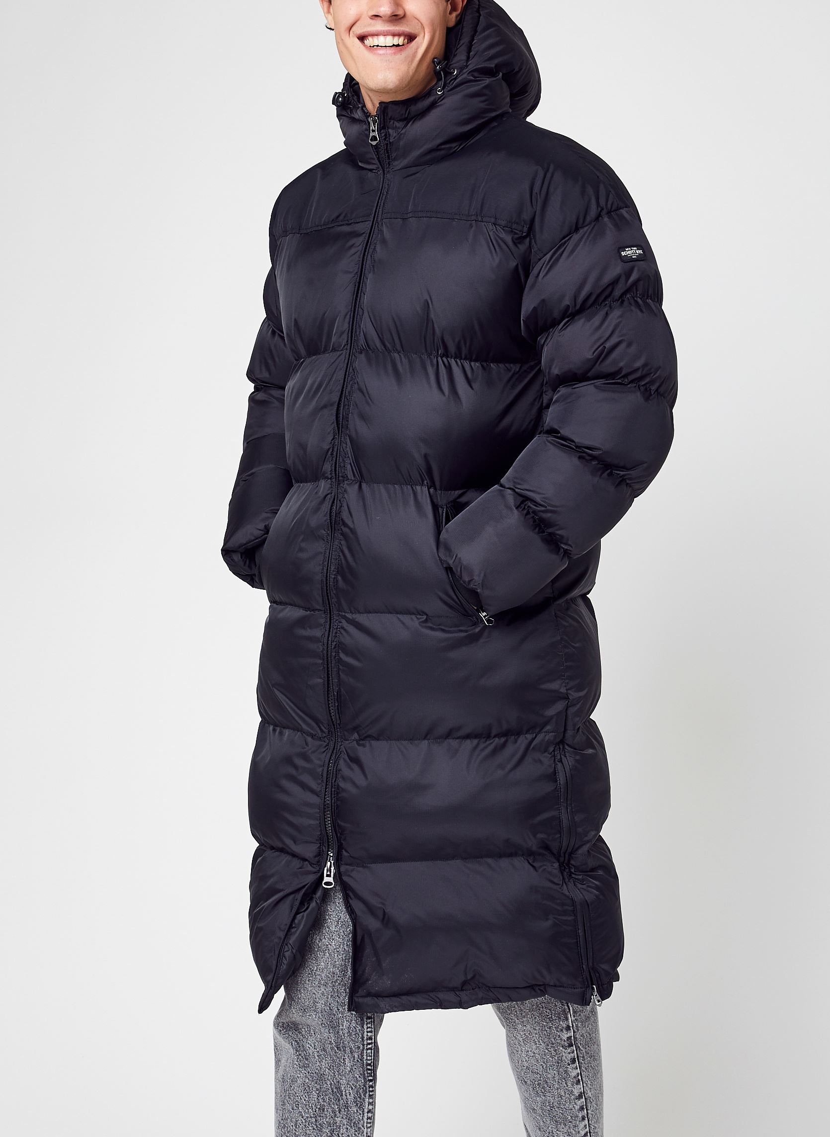 Gewatteerde jassen Doudoune Longue heren zwart Schott Gewatteerde jassen Doudoune Longue heren zwart BLACK/BLACK
