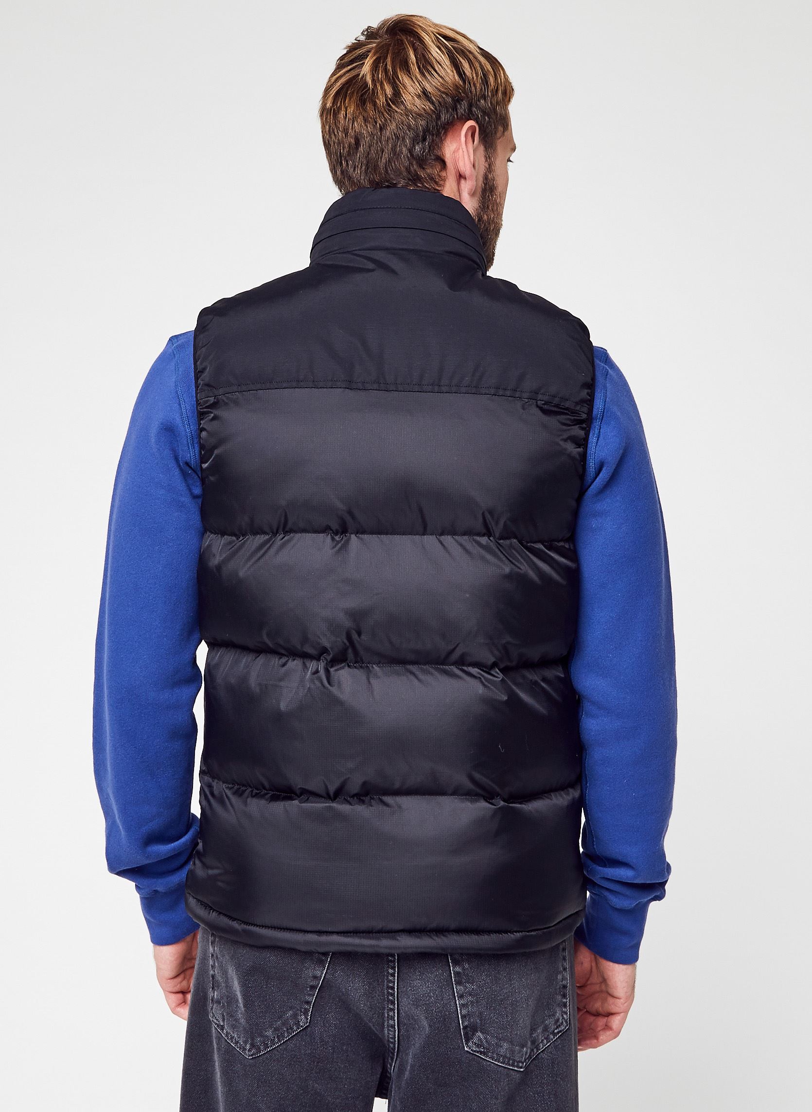 Chaquetas sin mangas Doudoune Ss Manche W hombre negro Schott Chaquetas sin mangas Doudoune Ss Manche W hombre negro BLACK