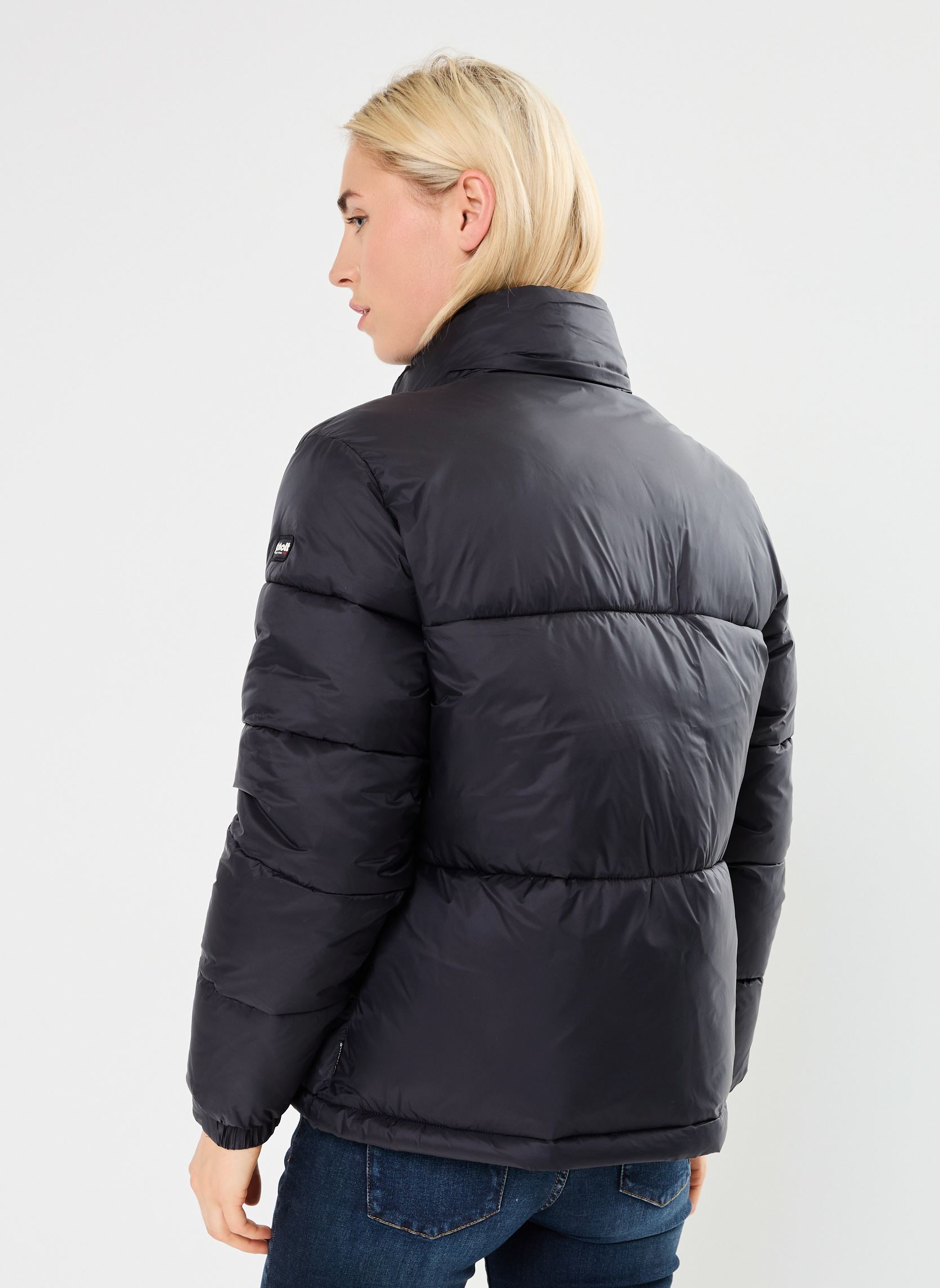 Doudounes Doudoune Courte femme noir Schott Doudounes Doudoune Courte femme noir BLACK-