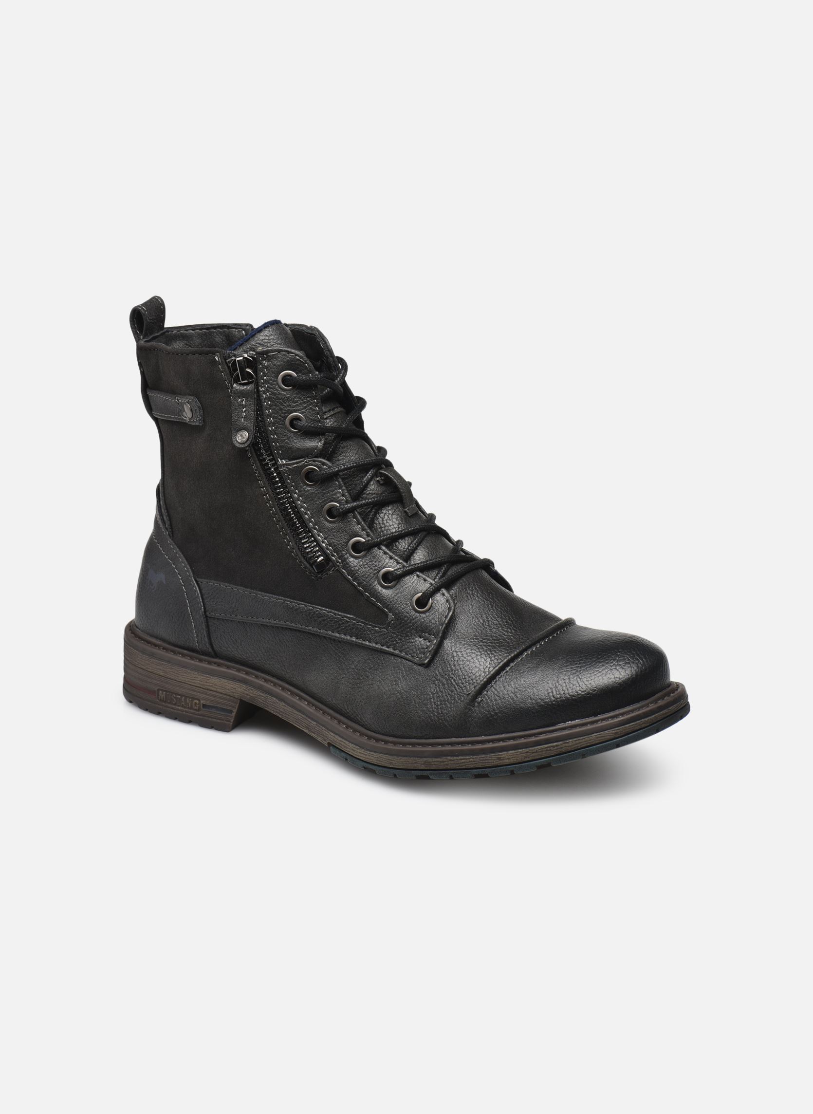 Geschnürte Stiefeletten Ibarac herren grau Mustang shoes Geschnürte Stiefeletten Ibarac herren grau Graphit