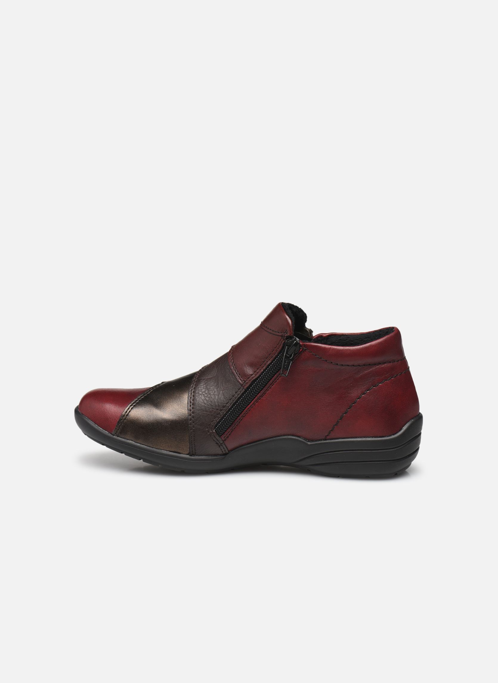 Bottines basses OLGA femme rouge Remonte Bottines basses OLGA femme rouge VINO/ANTIK/HAVANNA/VINOROSSO